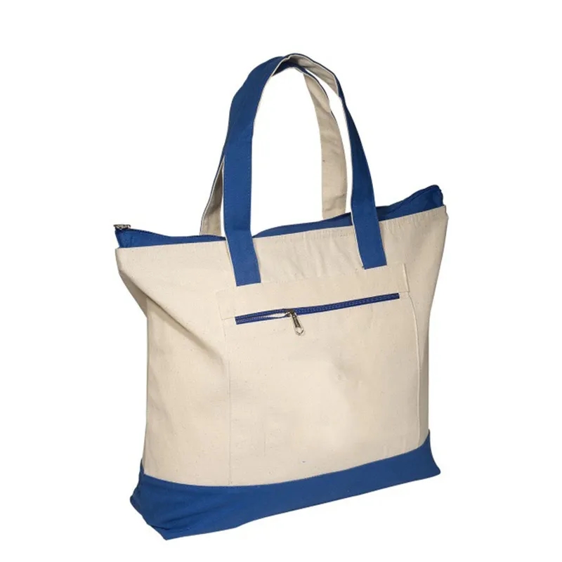 Large Heavy Reusable Zippered Tote Bags 7