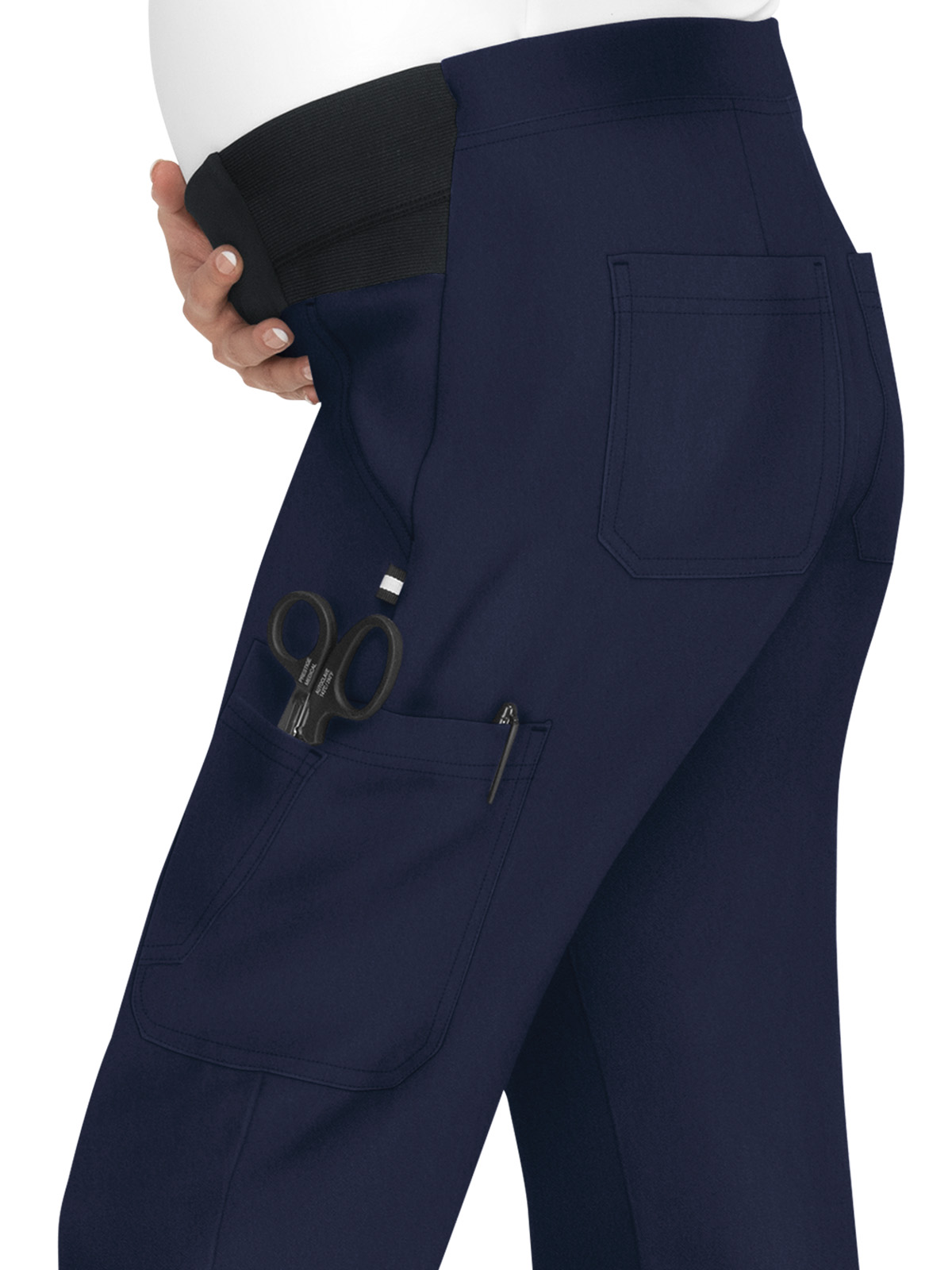 koi - Next Gen - Women's Eight-Pocket Maternity On the Move Pant 5