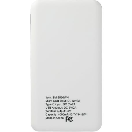Axial 4000 mAh Wireless Power Bank 52
