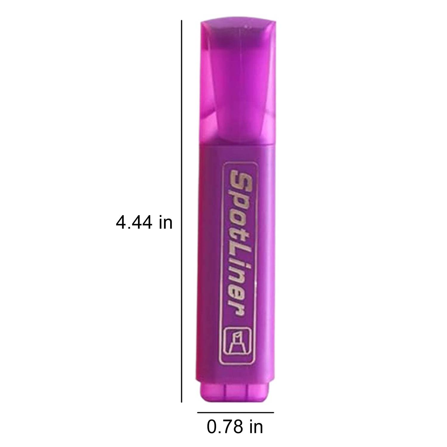 Large-Capacity Flat Tip Highlighter 5