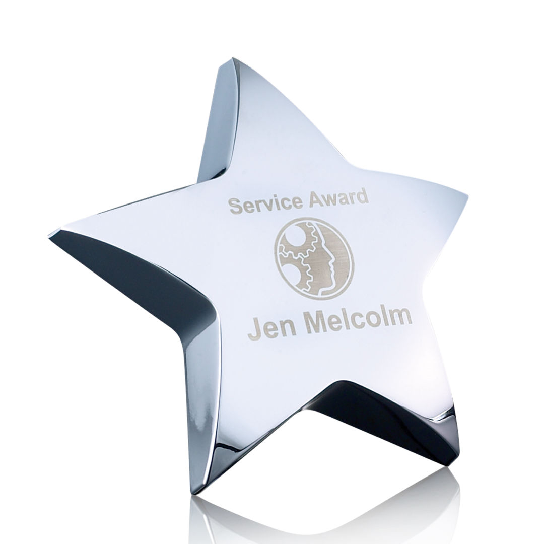 Hollister Standing Star Paperweight 7