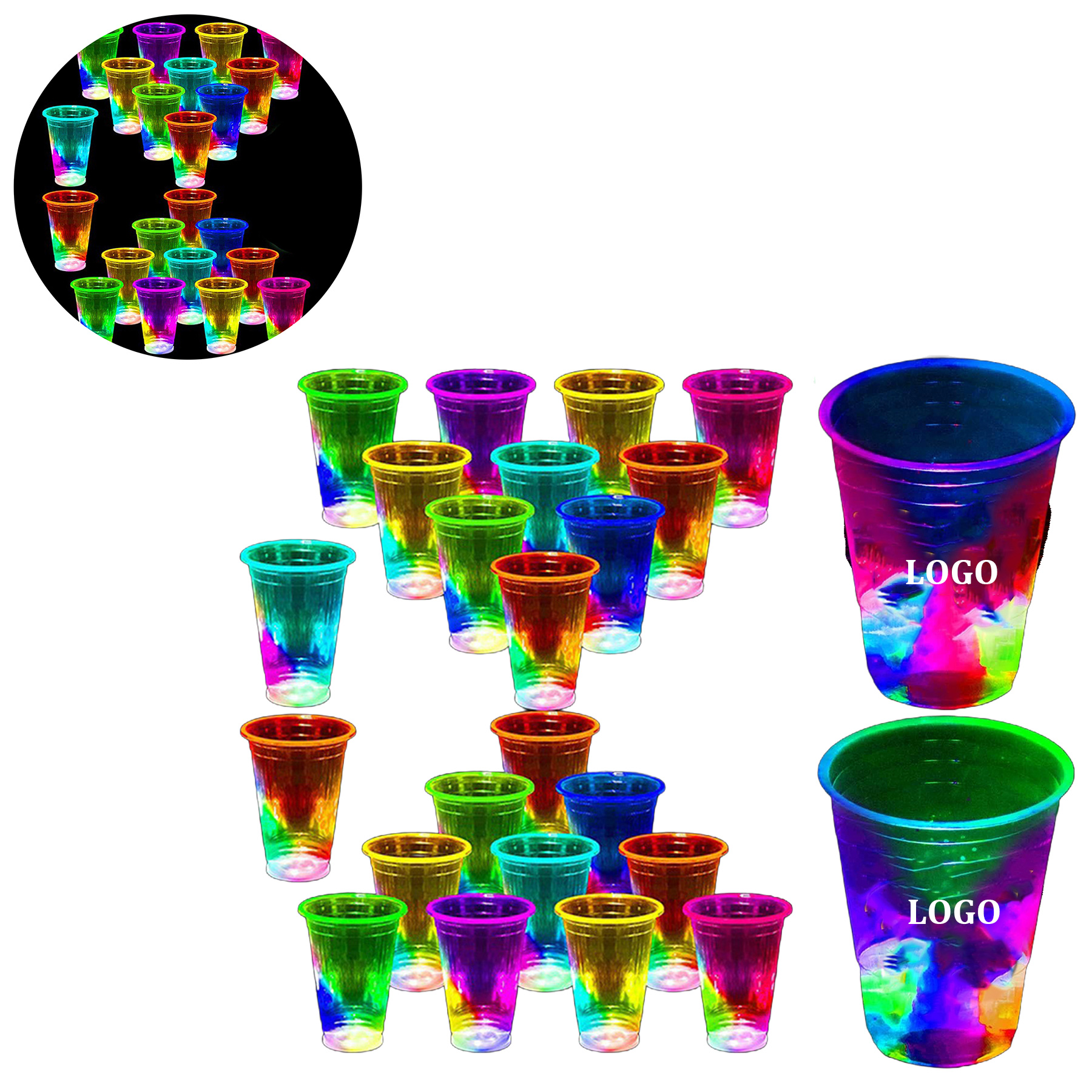 Glow Birthday Party Cup 2
