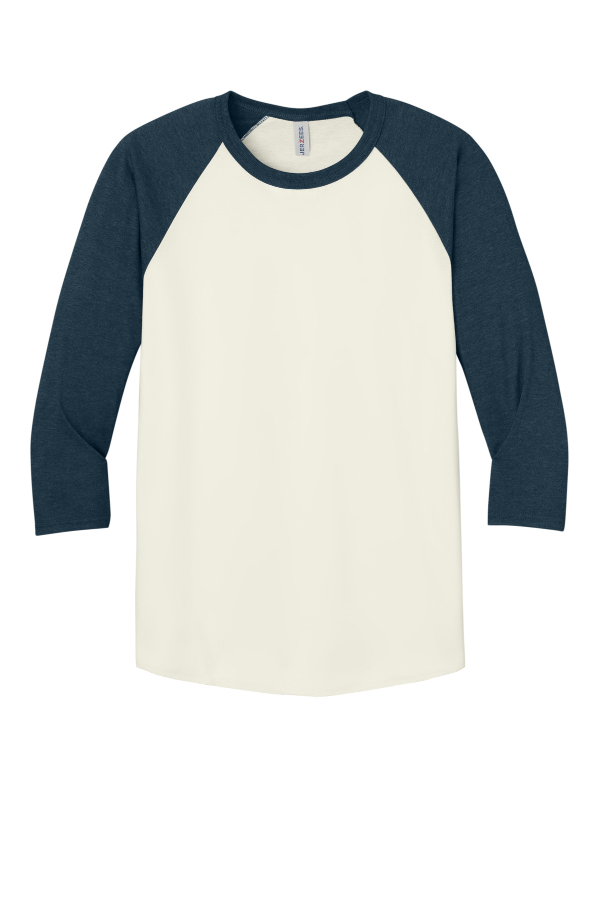 Jerzees Unisex Premium Blend Combed Ring Spun 3/4-Sleeve Raglan 560R 31