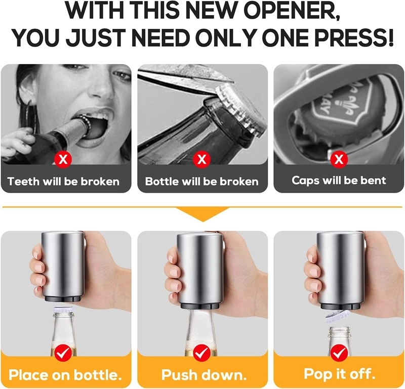 Custom Stainless Steel Beer Bottle Opener 13