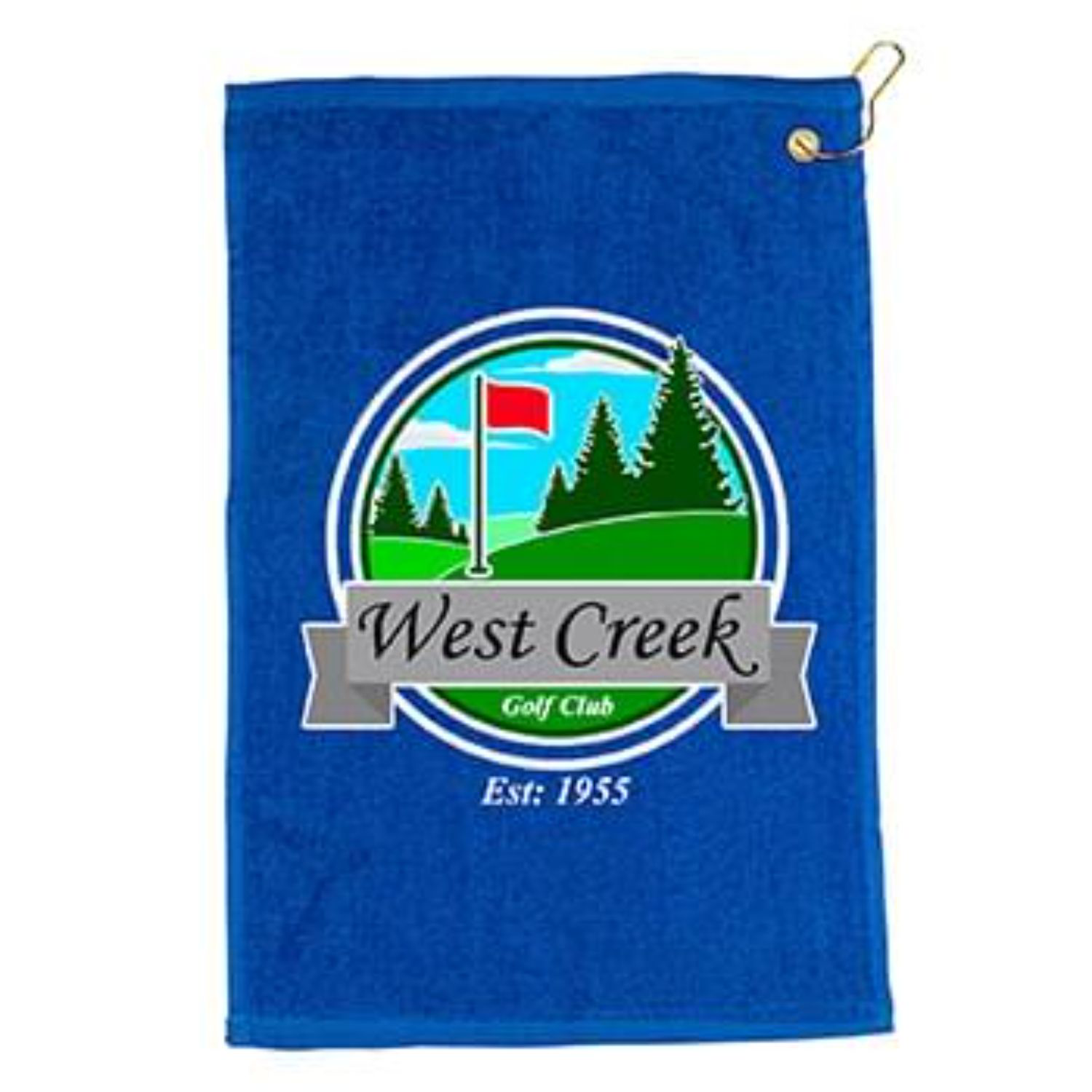 Quick Dry 200G Micro Fiber Golf Towel w/ Grommet & Hook 3