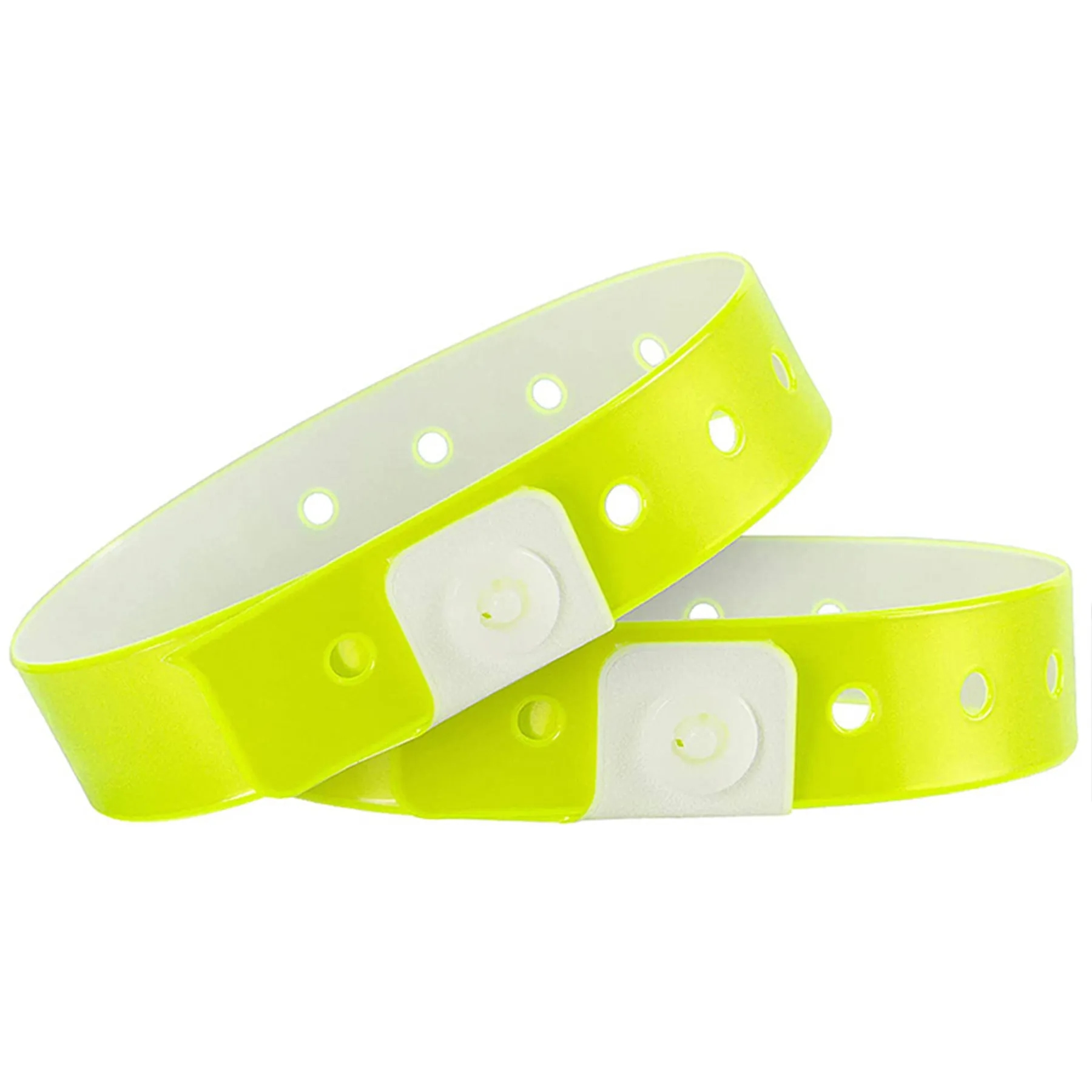 High Quality Waterproof Custom Color PVC Vinyl Wristbands 10