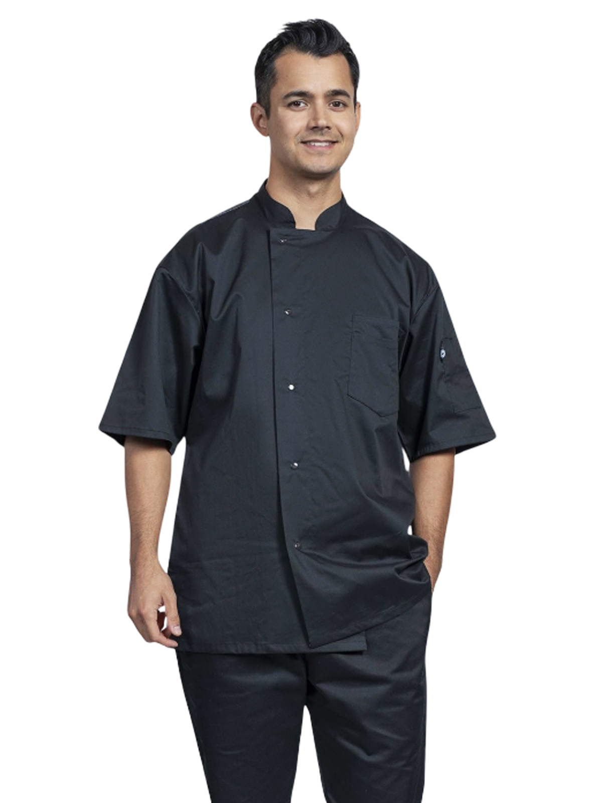 Uncommon Chef - Lycra - Unisex 2-Pocket Florence Chef Coat 3