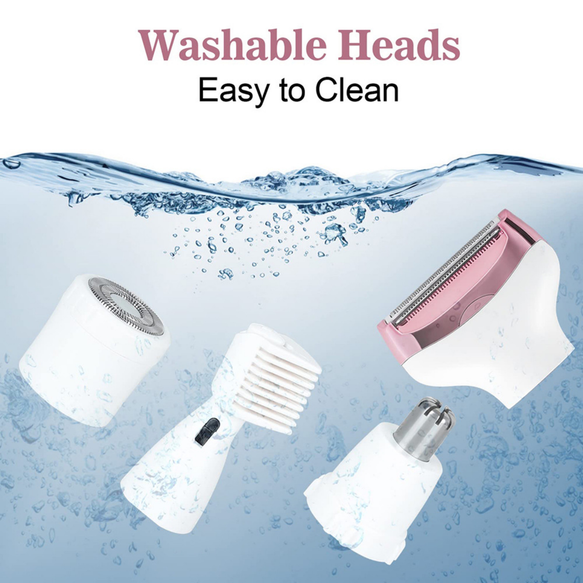 4-in-1 Lady Shaver Kit 10