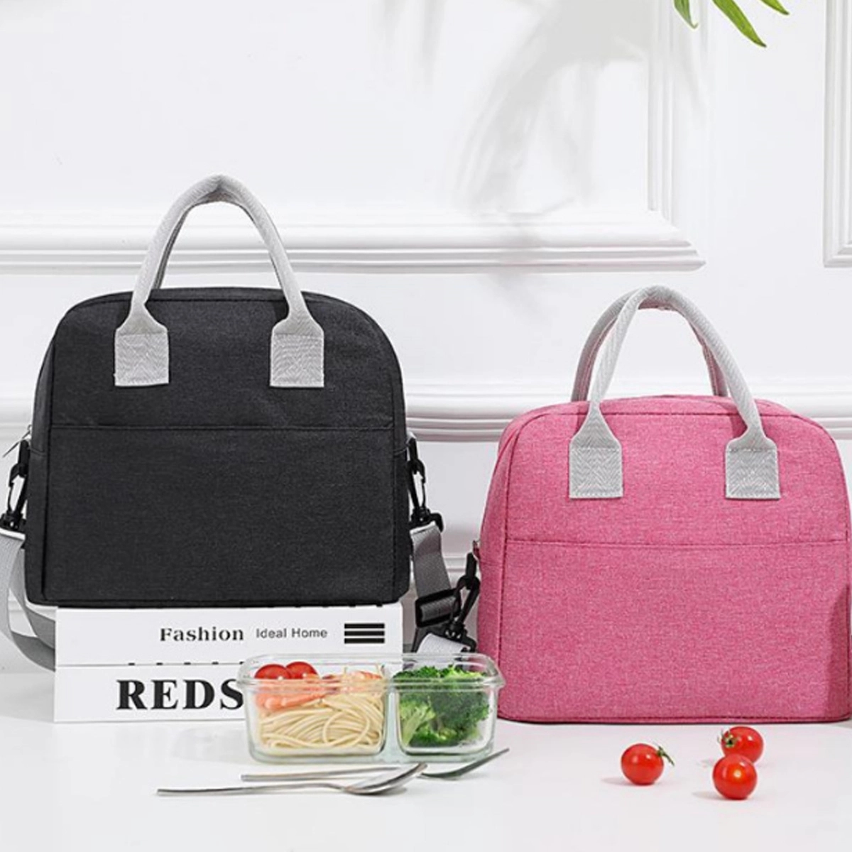 Large Aluminum Foil Thickened Insulation Cooler lunch Bag 8