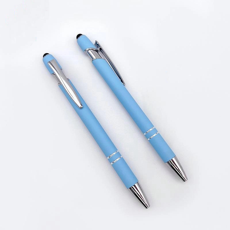 Retractable Touch Aluminum Stylus Pen Laser Engraved 7