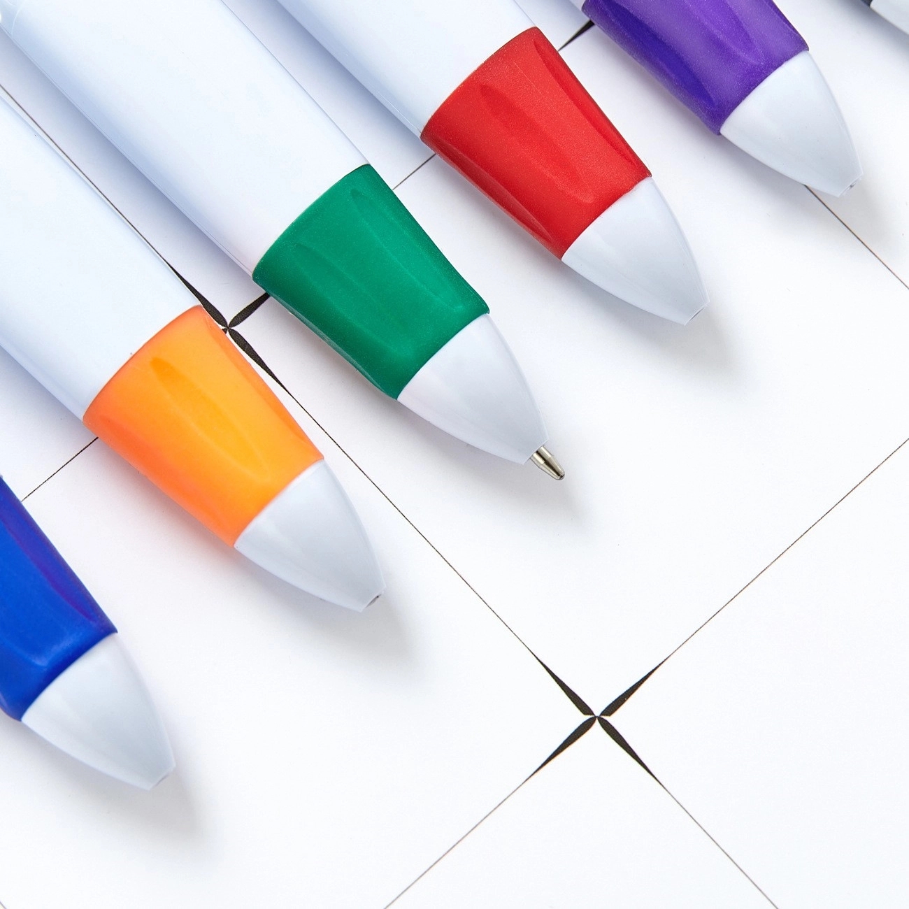 4 Color Ink Pen with Clip 8