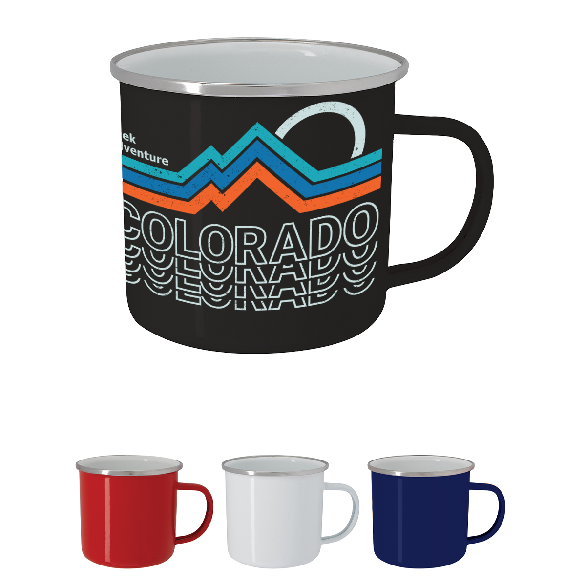16 Oz. Full Color Steel Campfire Mug 3