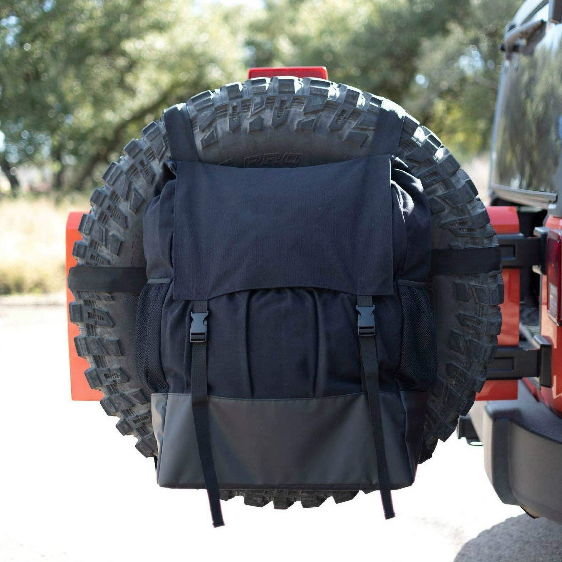 Overland Spare Tire Trash Bag For Tools, Gear, And Camping 4