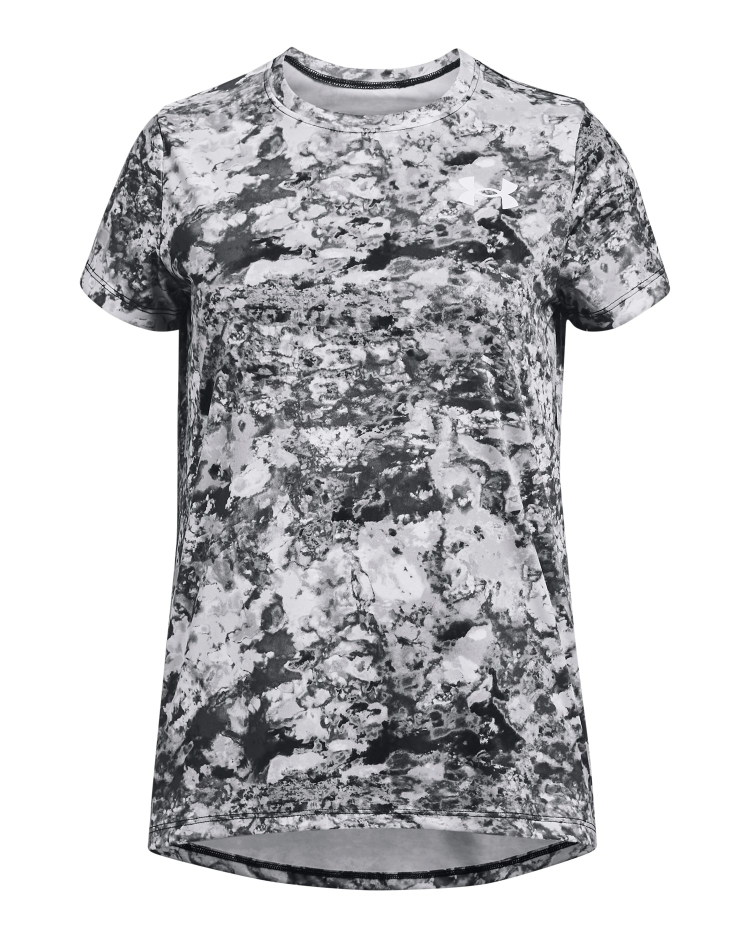 Girls' UA Tech Printed Short Sleeve  1