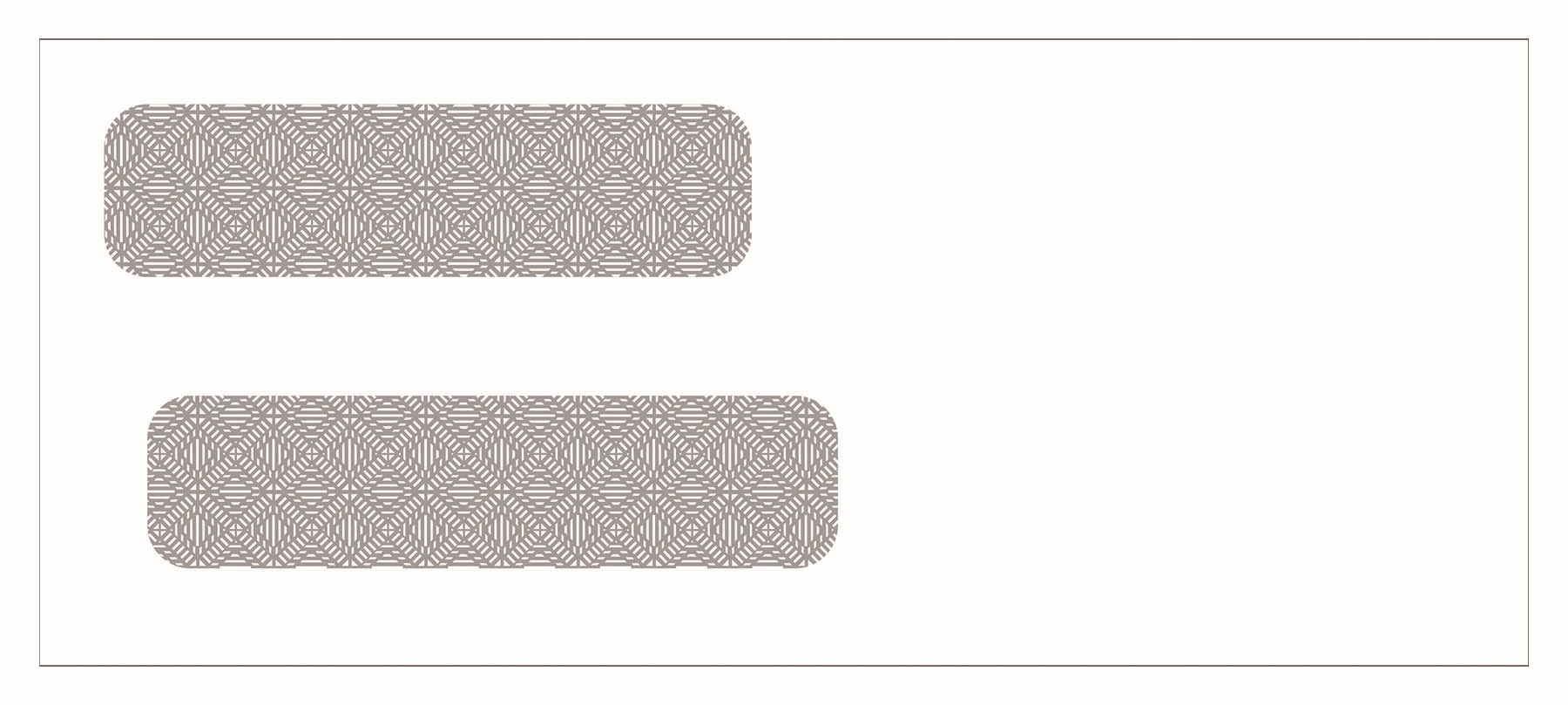 Envelopes, Check, Double Window, Self Seal 3