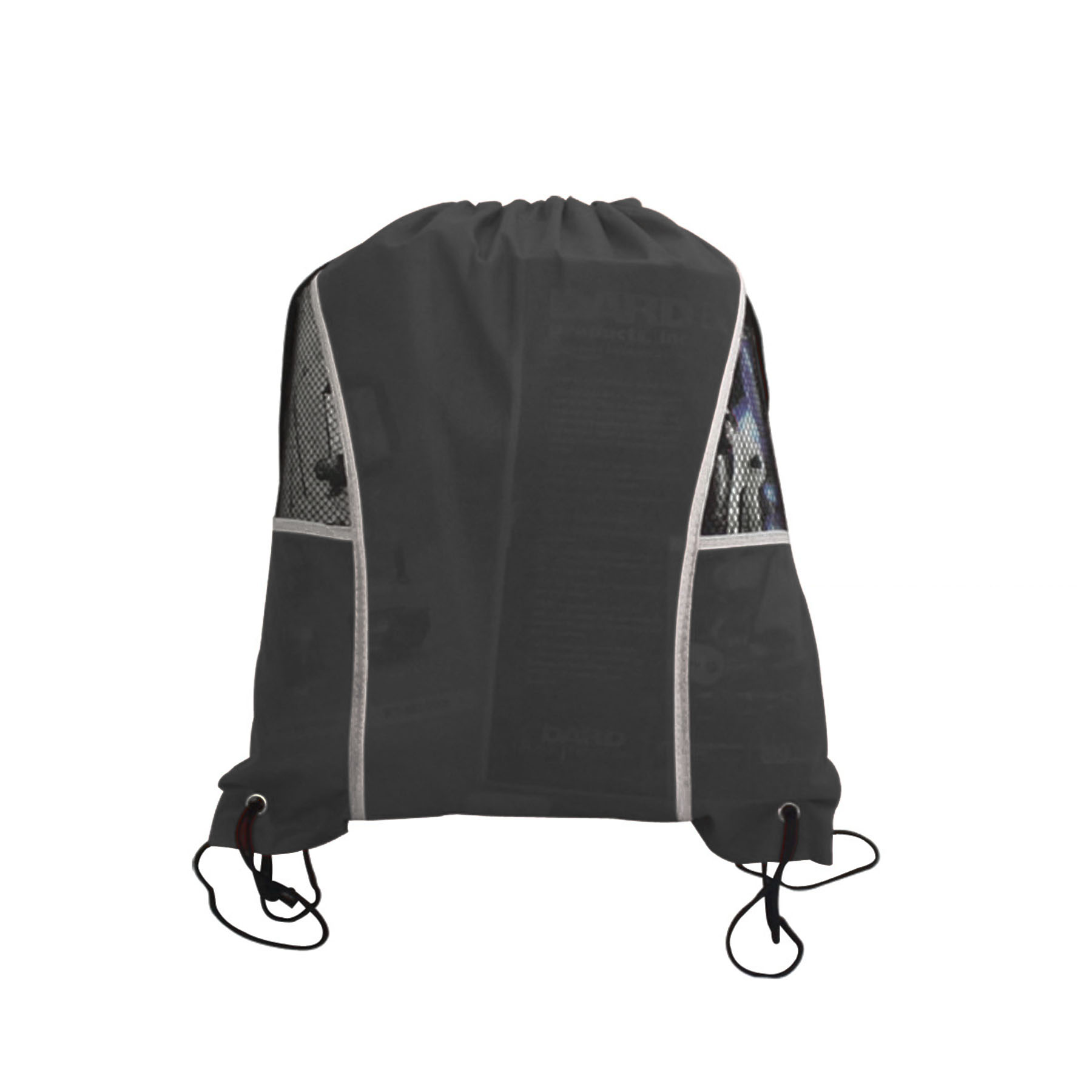Non Woven Drawstring Backpack with Mesh Panels 3