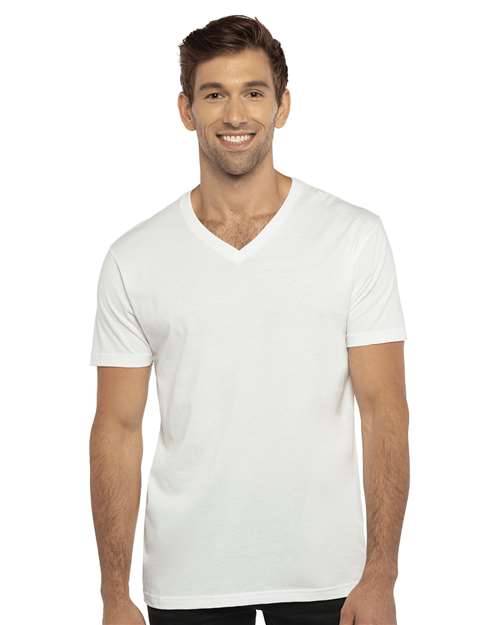 Unisex Cotton V-Neck Tee - 3200 18
