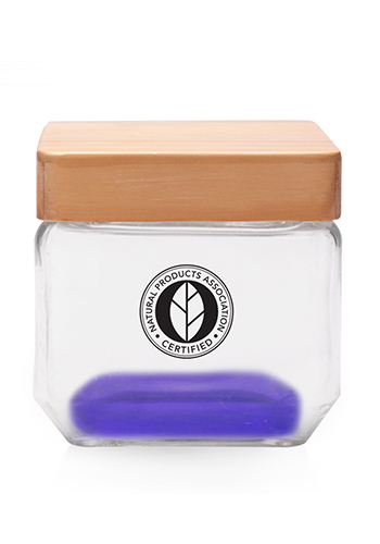 27 oz. Glass Candy Jars with Wooden Lid 3