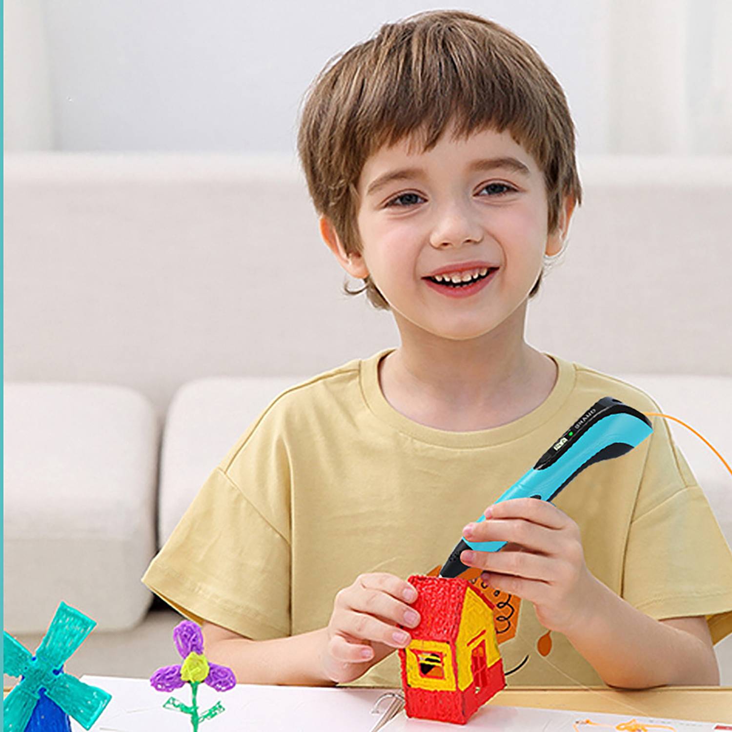 Rechargeable 3D Printing Pen W/ Lcd Display 6
