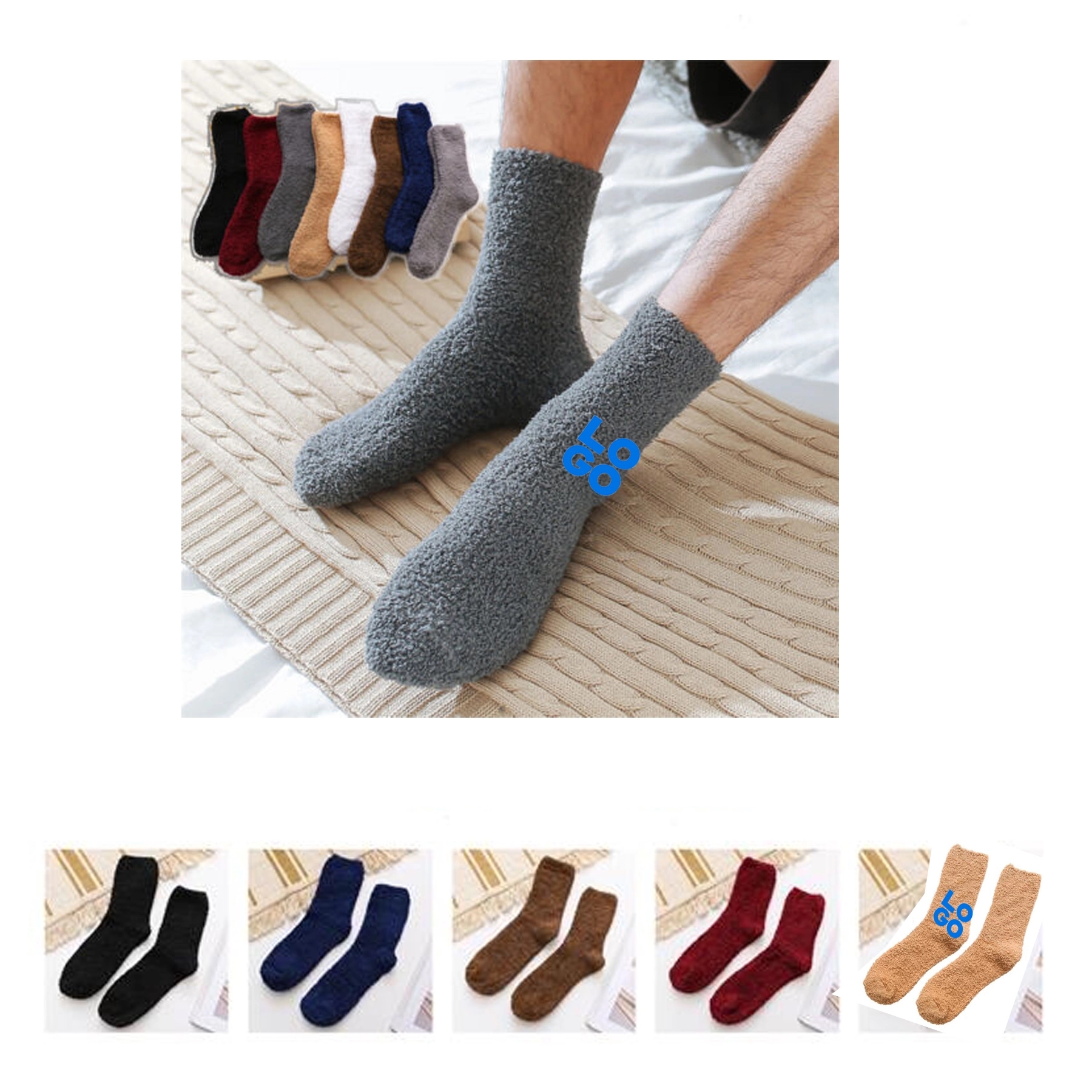 Fuzzy Ankle Socks 4