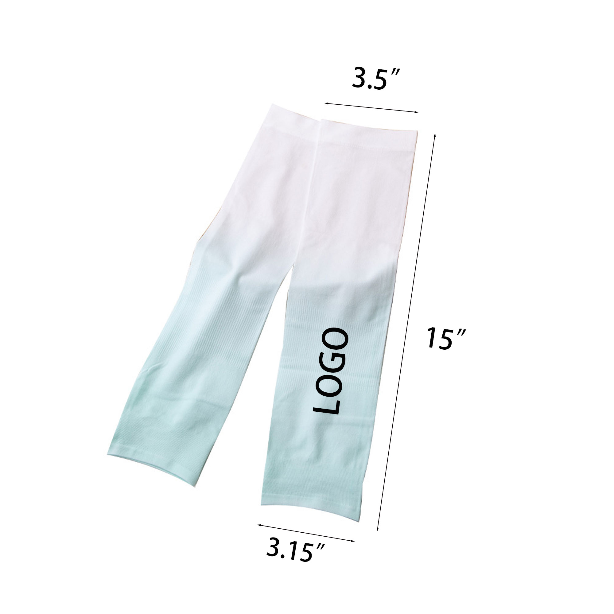 Anti Sunscreen Ice Silk Arm Sleeve Gradient Color 3