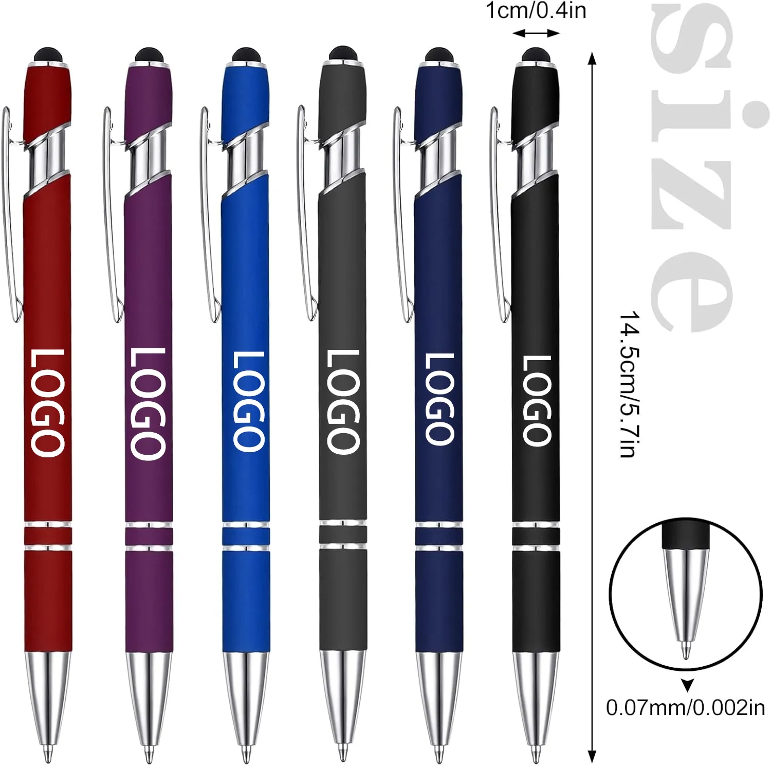 Ballpoint Pen with Stylus Tip 3