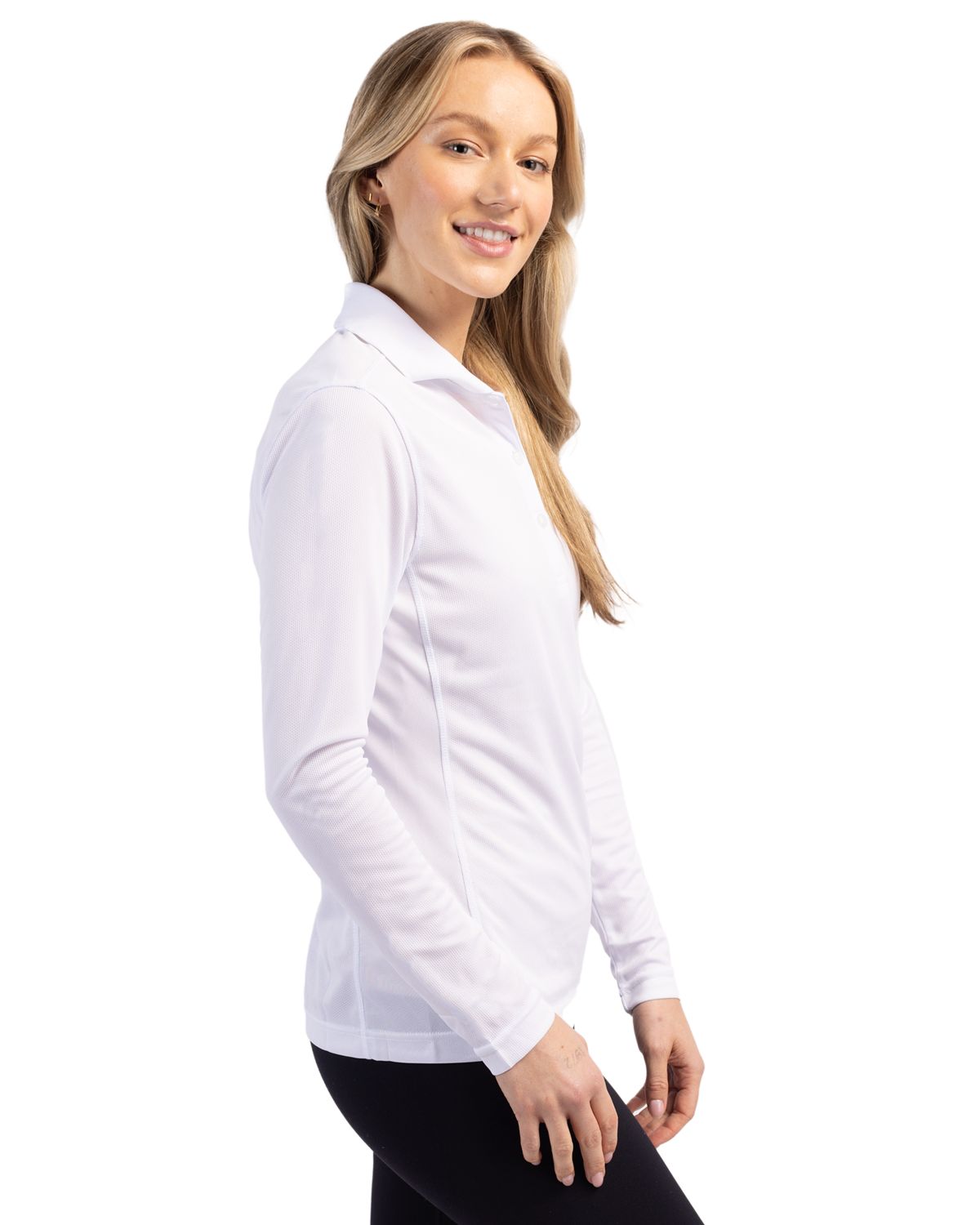 Clique Ice Pique Tech Womens Long Sleeve Polo 69