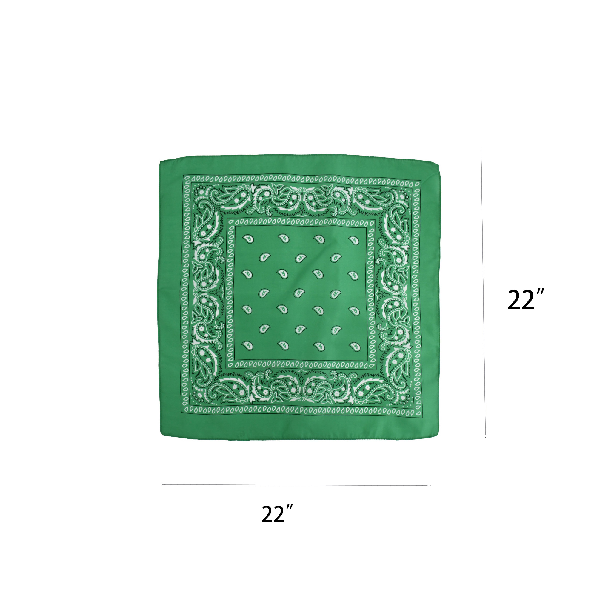 Customized Head Bandanas Square Scarf 2