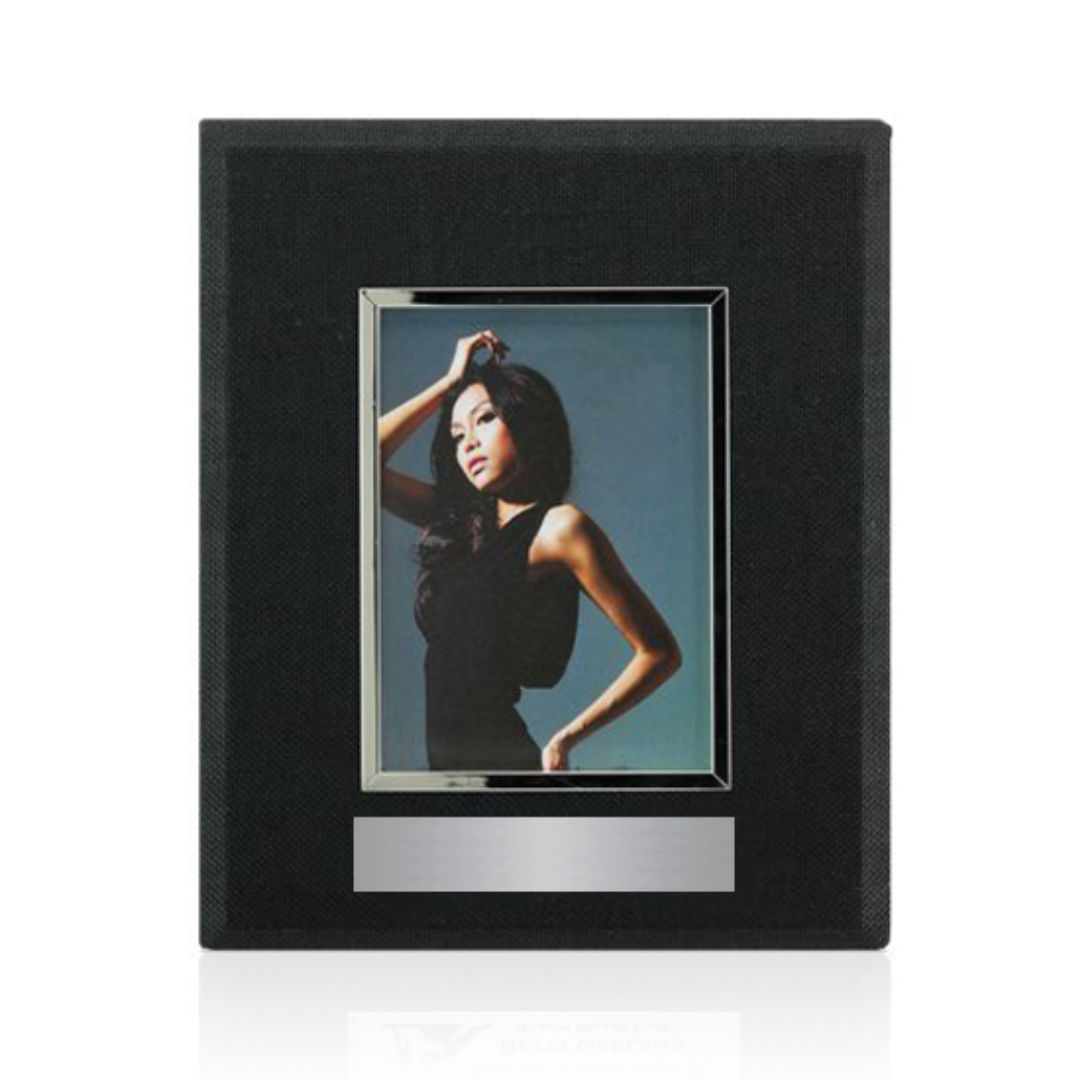 Linen Picture Frame - Black 2