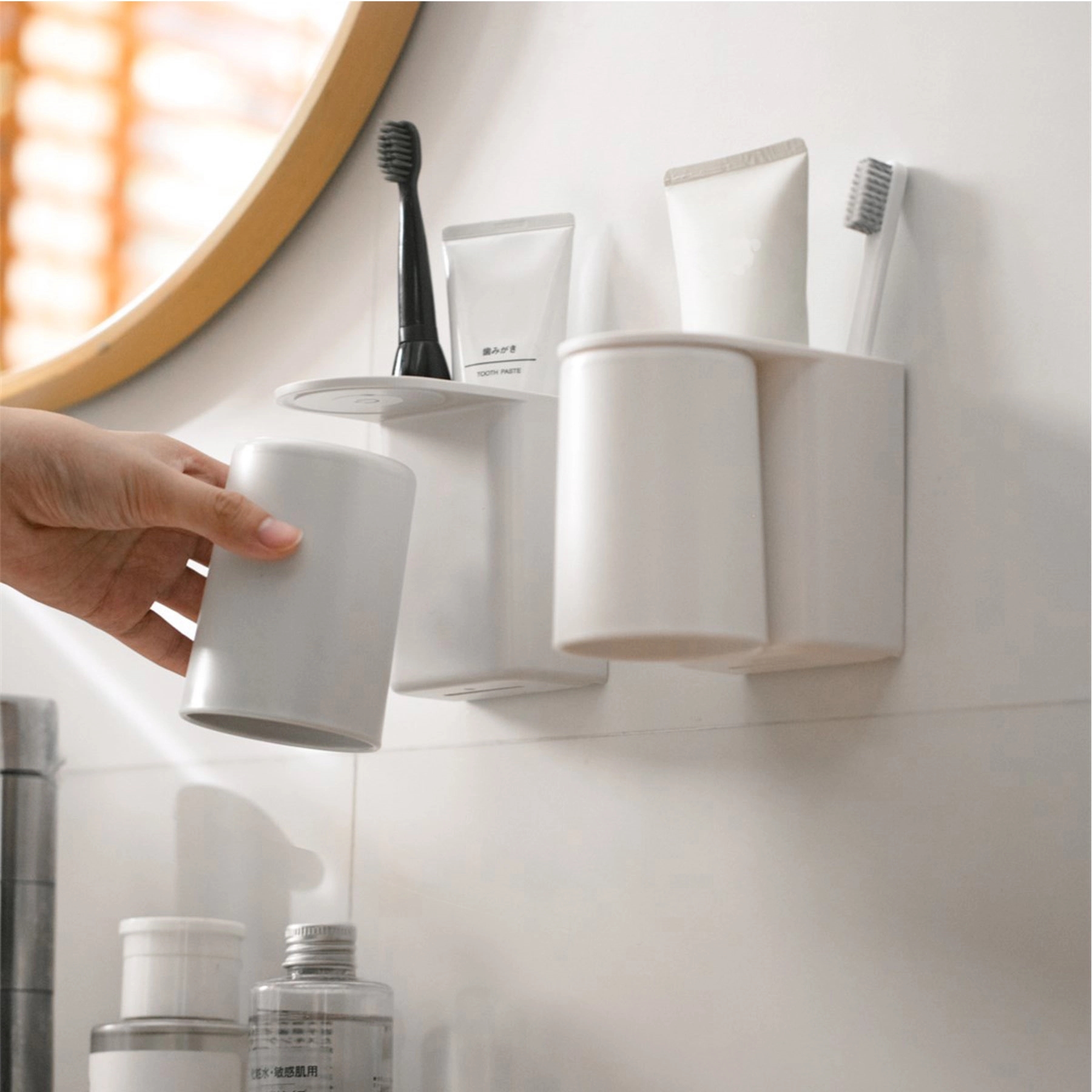 Toothbrush Holder Wall Mounted For Single 2