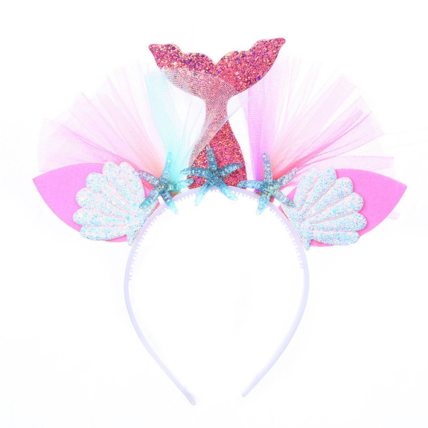 Plastic Resin Mermaid Headband For Girls 8