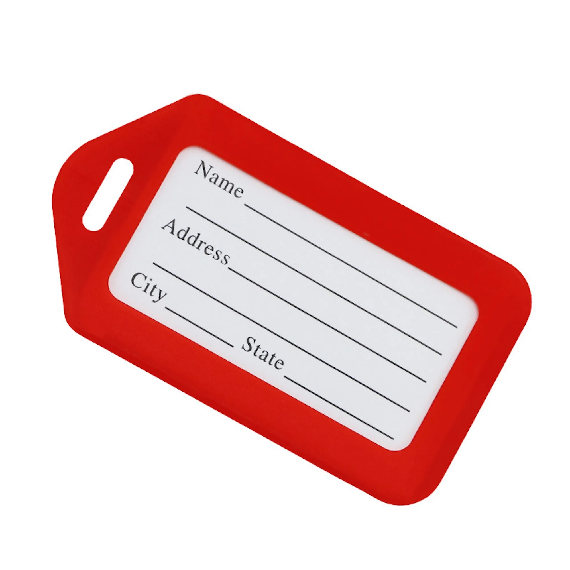 Plastic Luggage Tag Baggage Identification Hanging Label 7