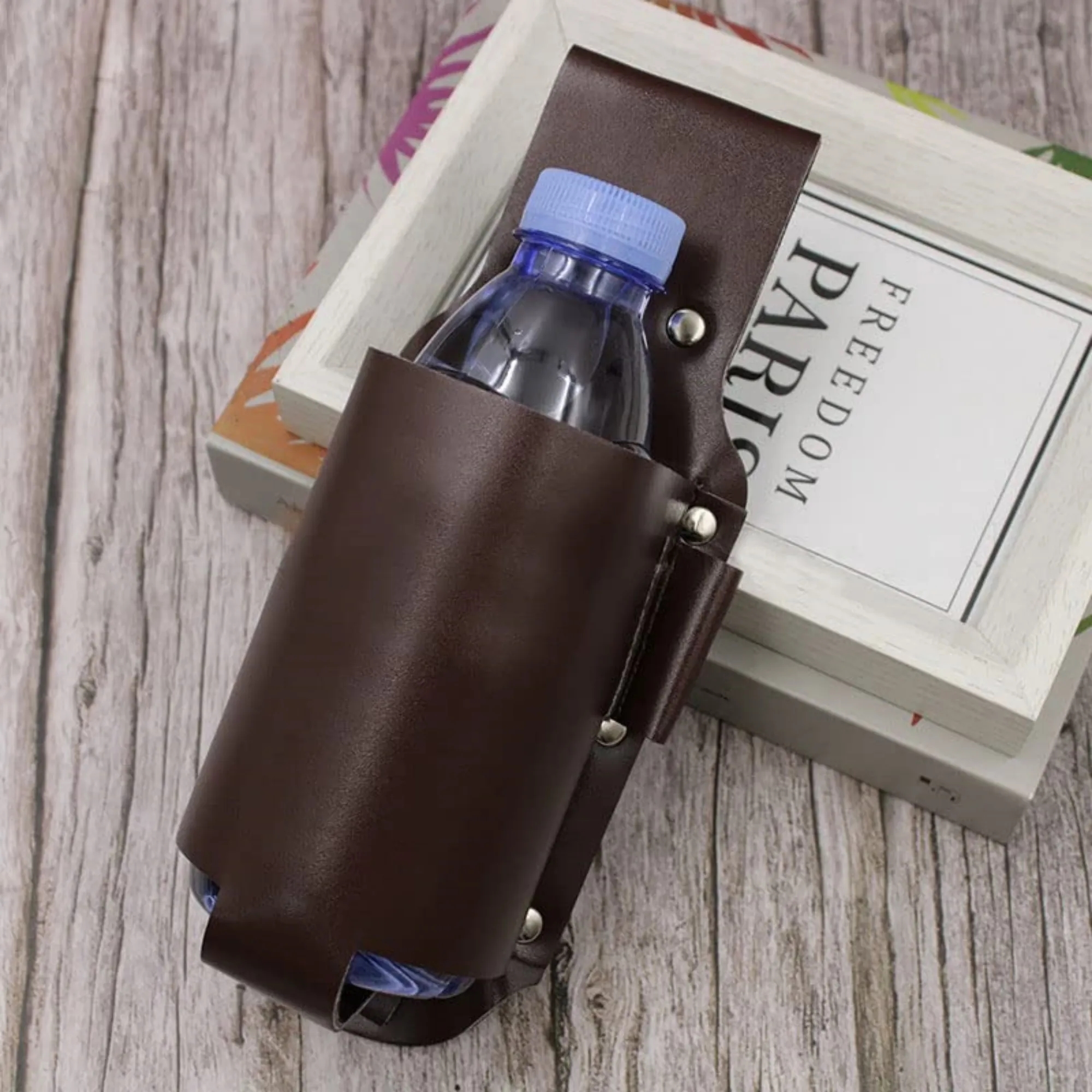 PU Leather Beer Bottle Holster Holder 16