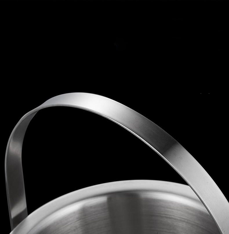 Double Walled Silver Ice Bucket for Party/Home/Event/Gatherings/Restaurants---5.91WX6.42H Inches 4