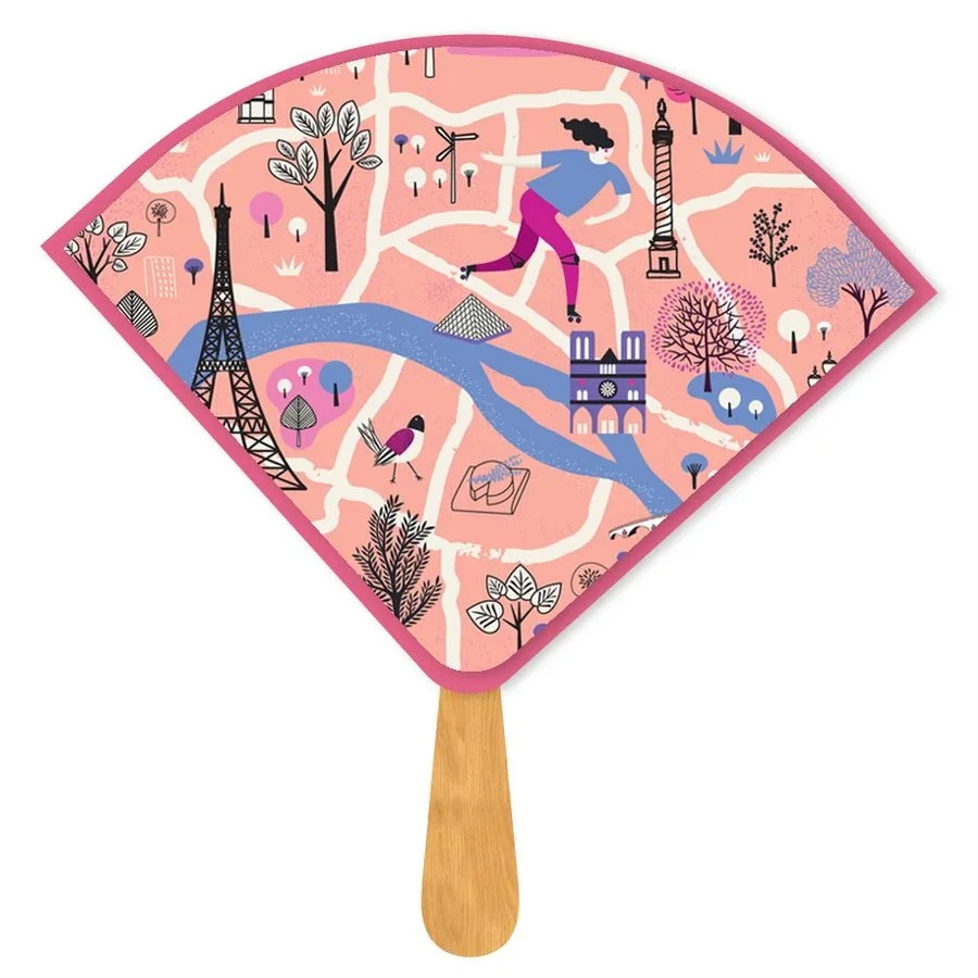 Custom Shape Hand Fan 6