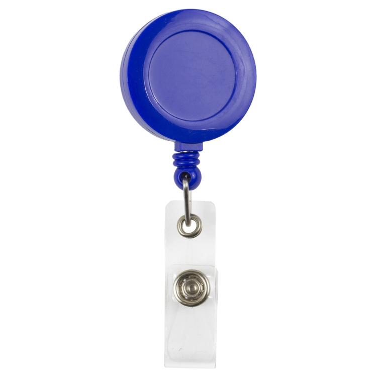 "Lorain VL" 30" Cord Round Retractable Badge Reel and Badge Holder with Metal Slip Clip Attachment 10