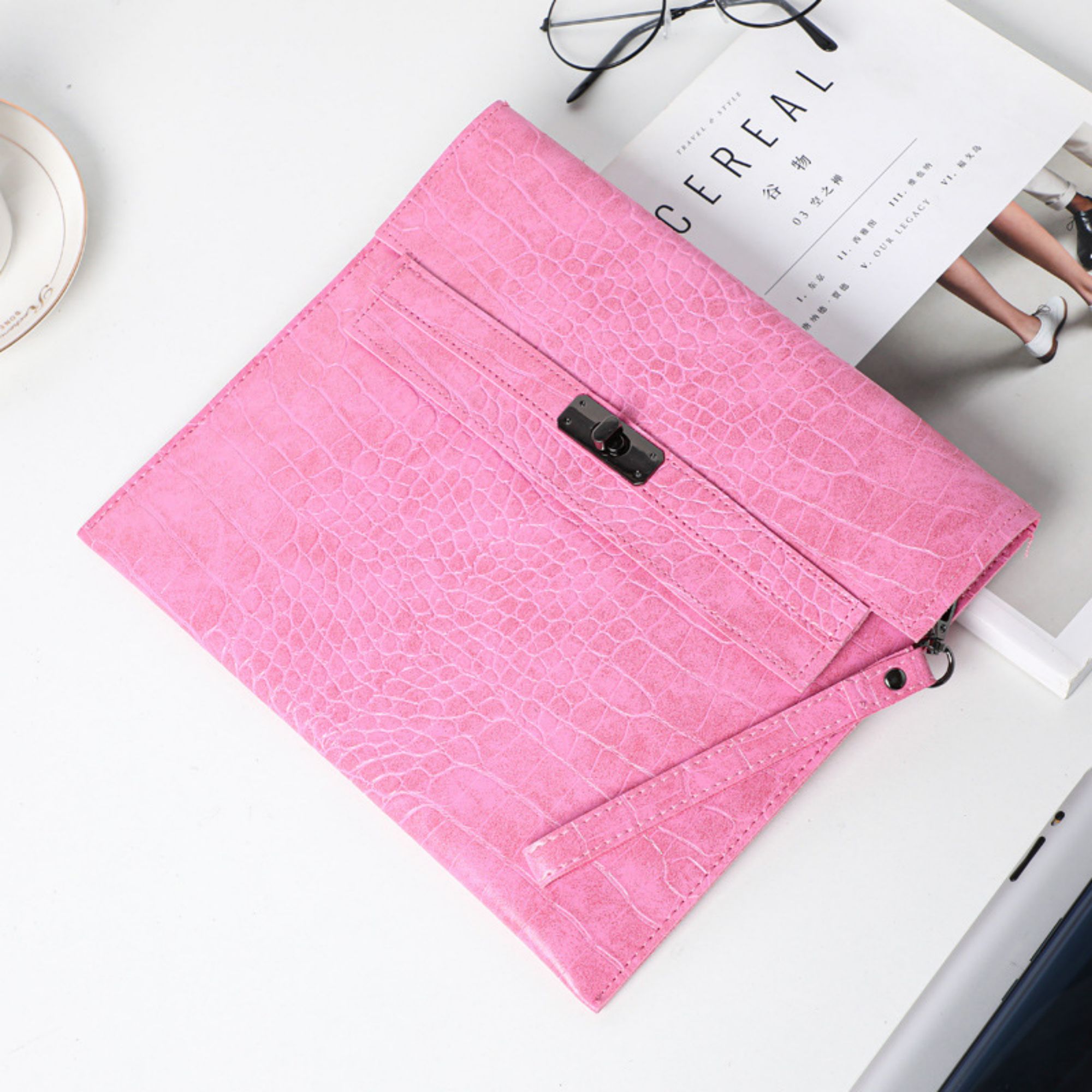 PU Leather Flap Laptop Sleeve 6