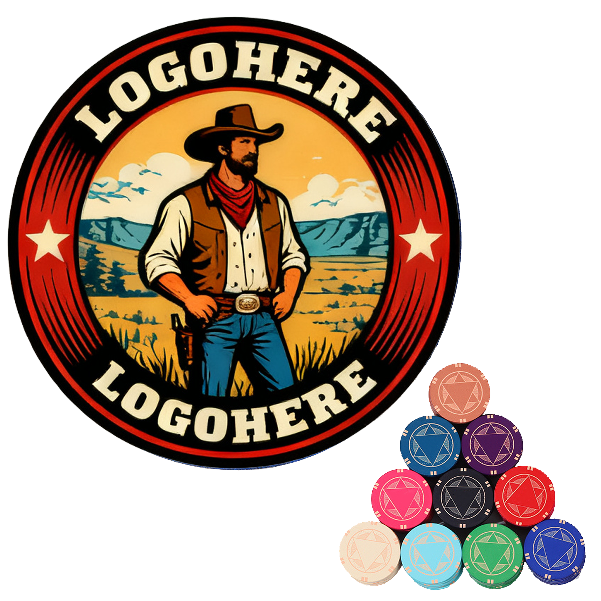 Customizable Ceramic Casino Poker Chips 5