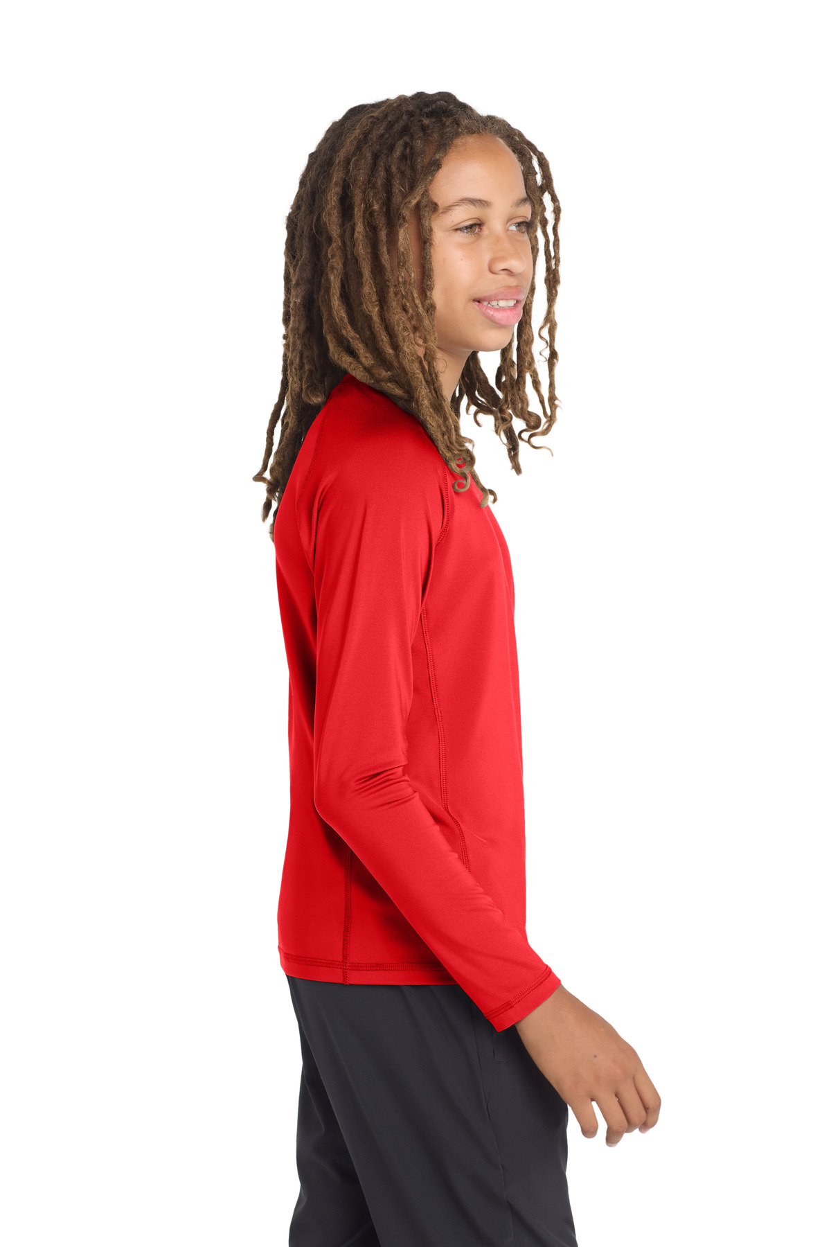 Sport-Tek Youth Long Sleeve Rashguard Tee. YST470LS 10