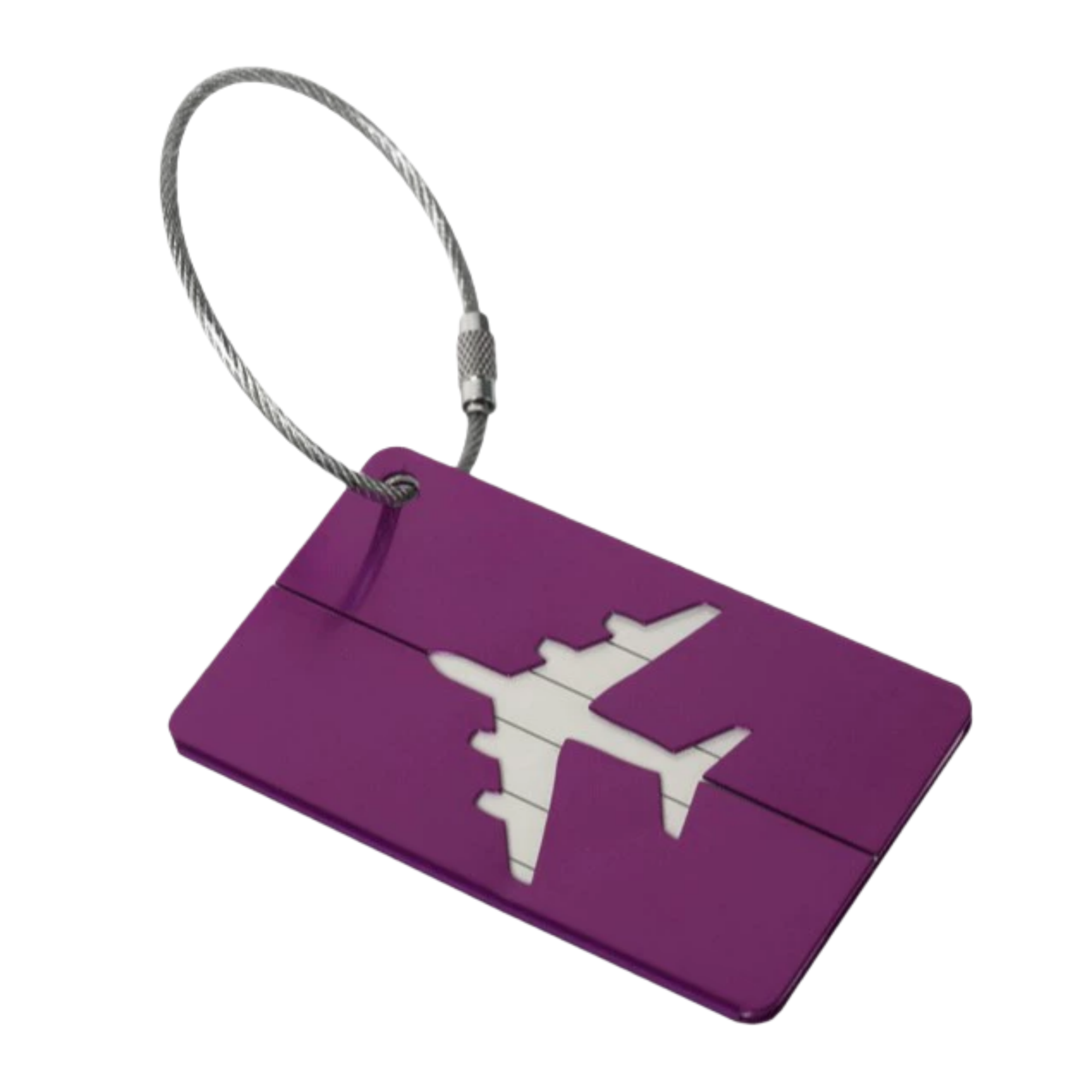 Metal Airplane Luggage Tag 7