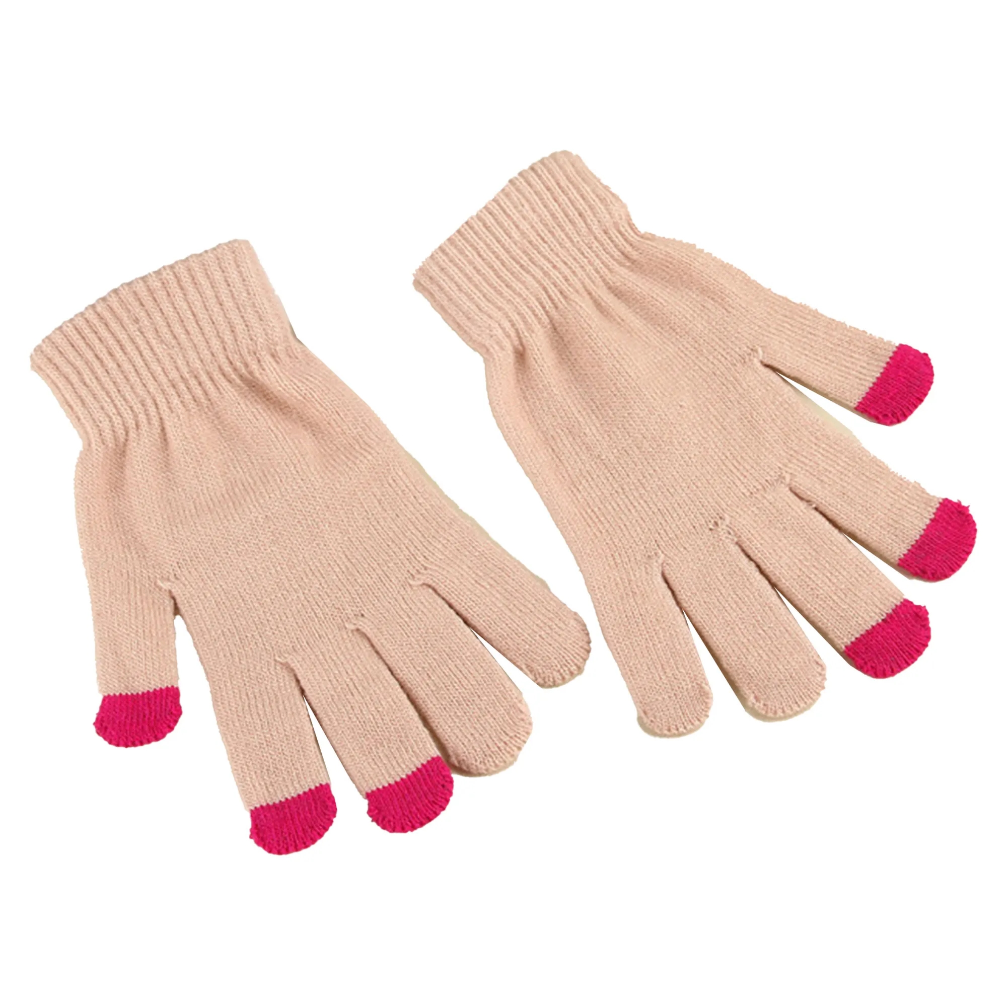 MOQ 10 Winter Knitted Warm Gloves Touch Screen 9