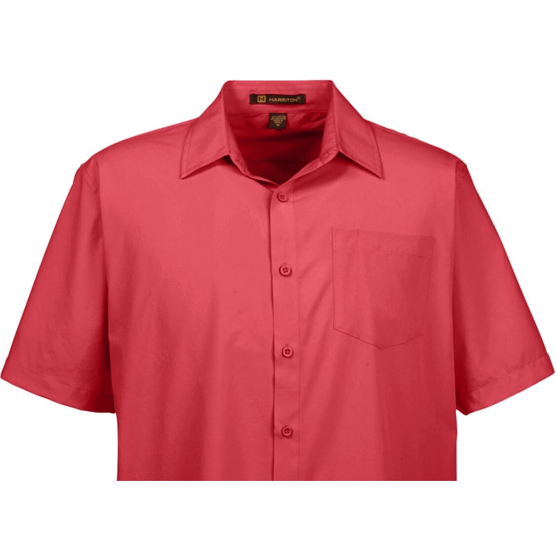 Harriton Men's Paradise Short-Sleeve Performance Shirt 9
