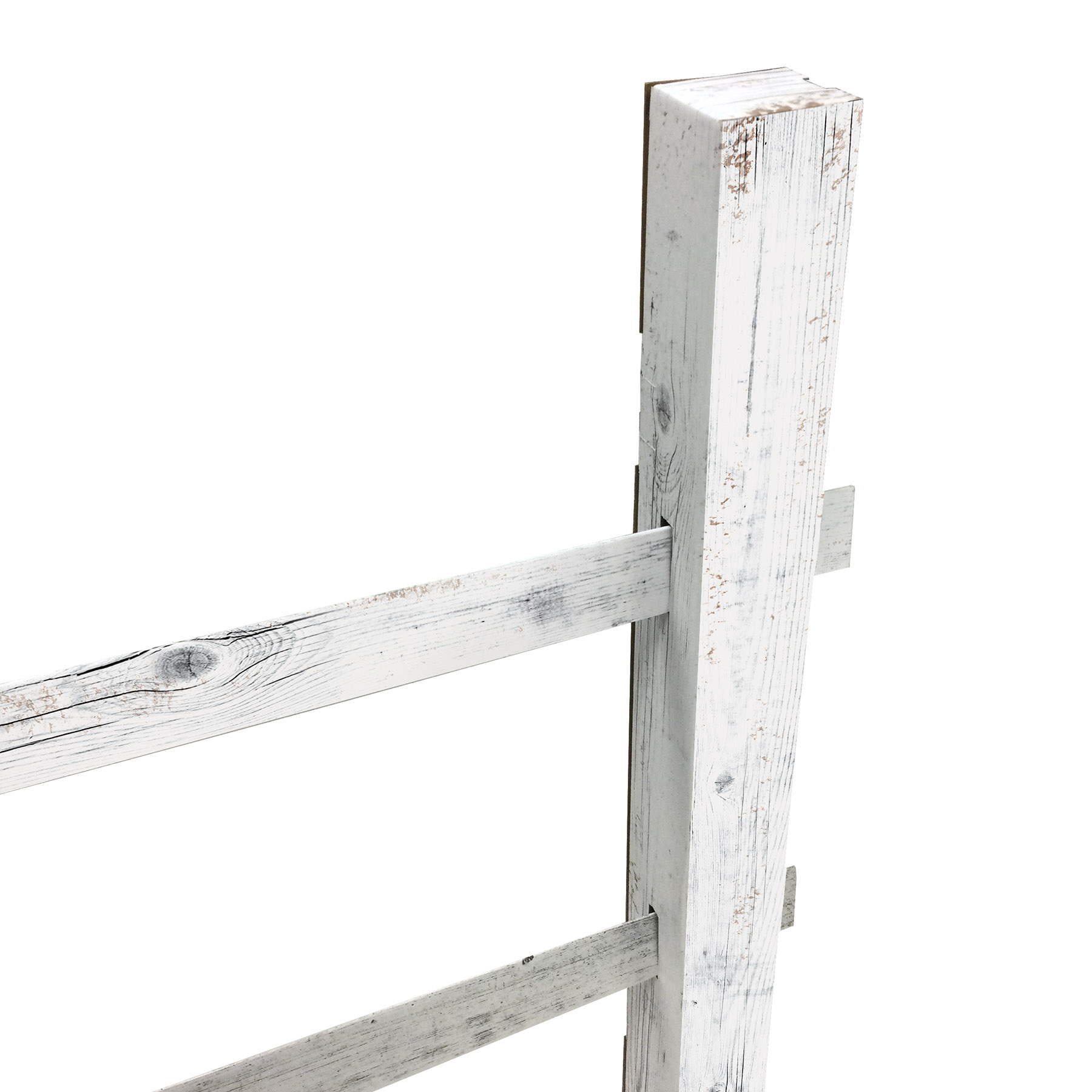 3-D White Fence Prop 3