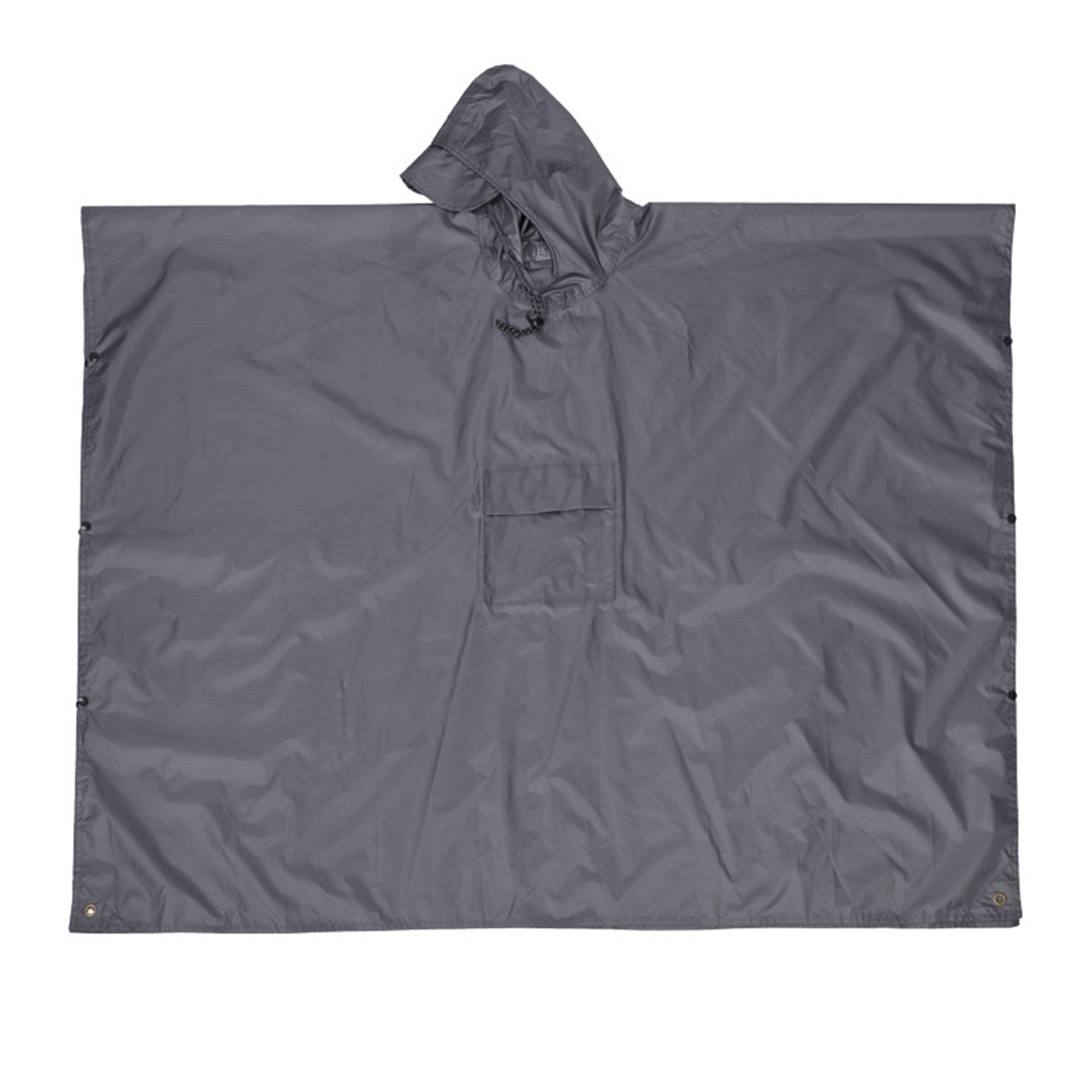 Three In One Polyester Poncho With Pack Cover And Ground Sheet 82.7" x 55.1" 13