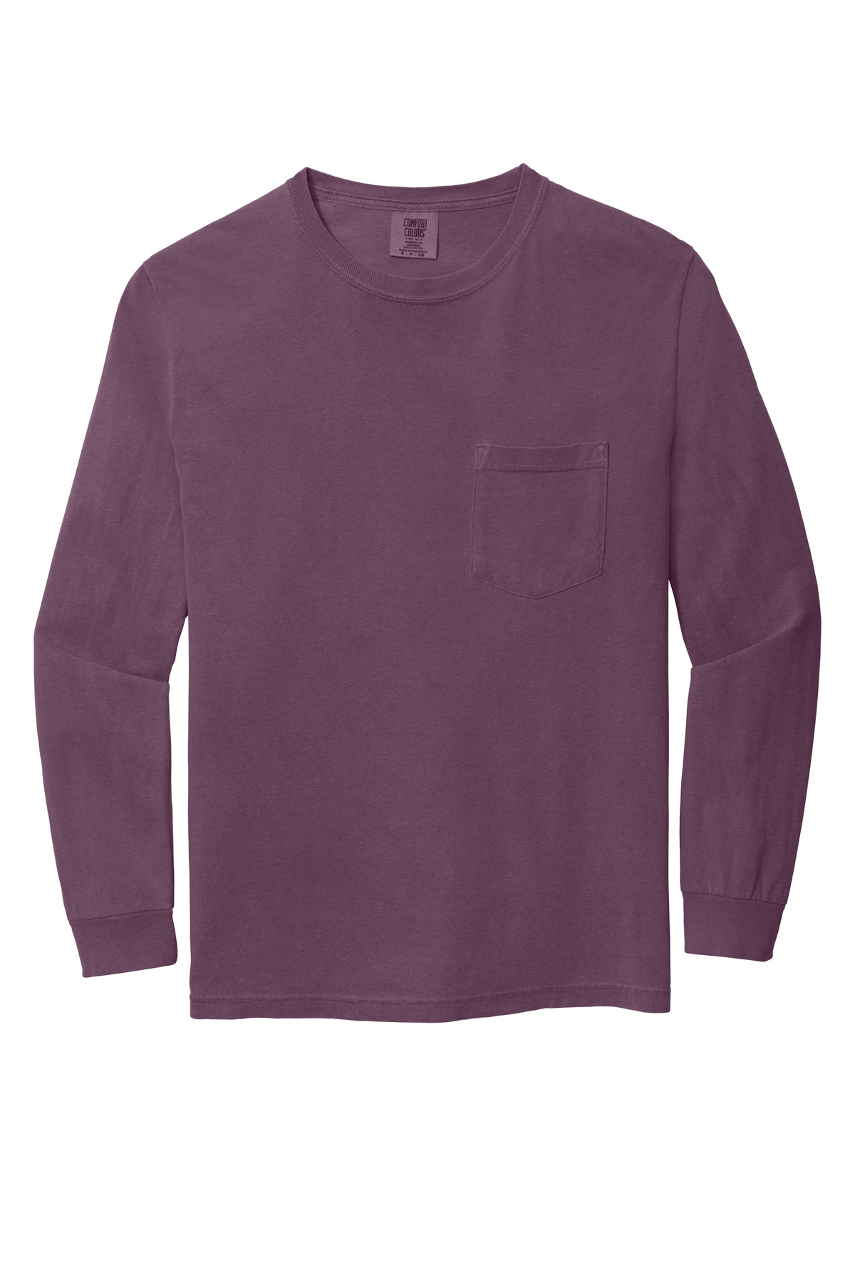 COMFORT COLORS Heavyweight Ring Spun Long Sleeve Pocket Tee. 4410 52