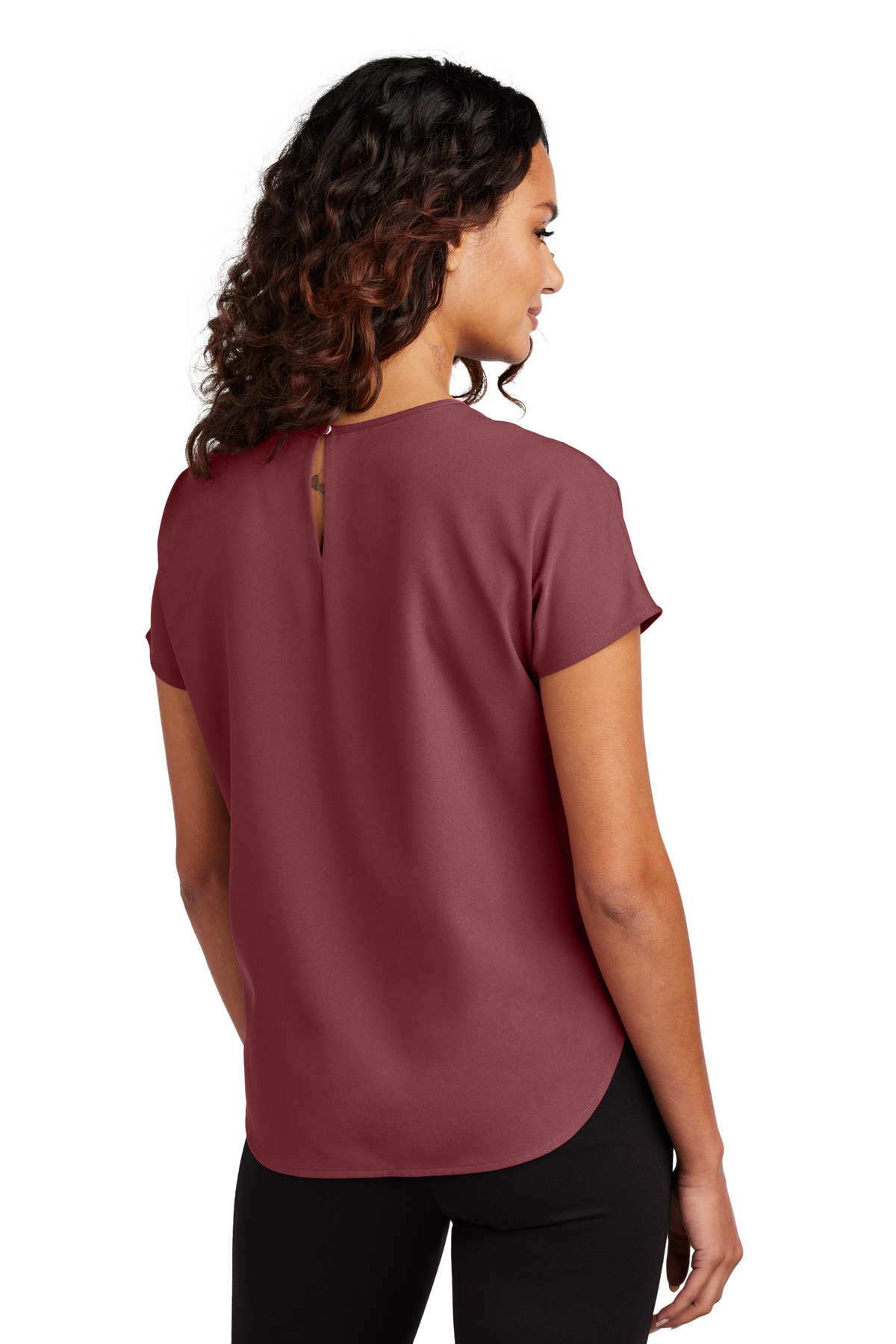 Mercer+Mettle Women's Stretch Crepe Crew MM2015 6