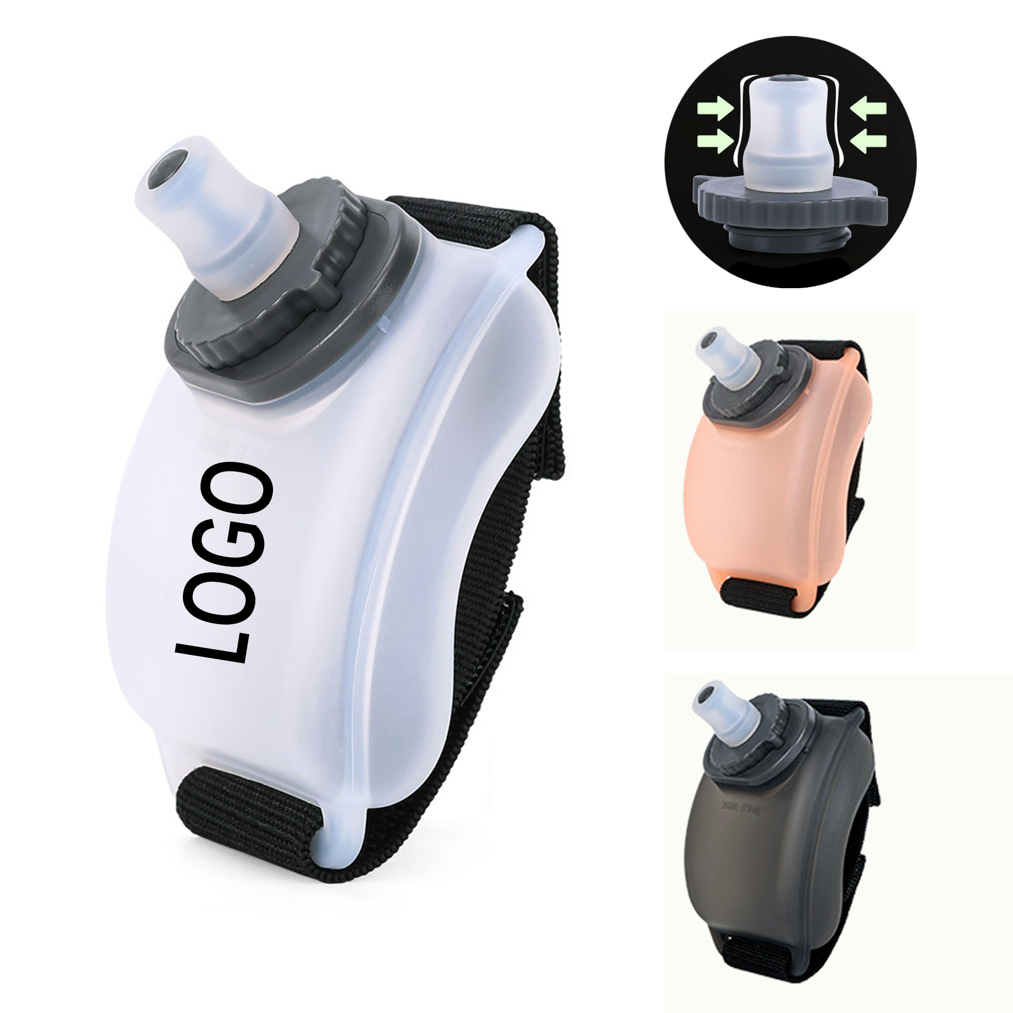 Sports Wrist Water Bottle 7oz Lightweight Design 1