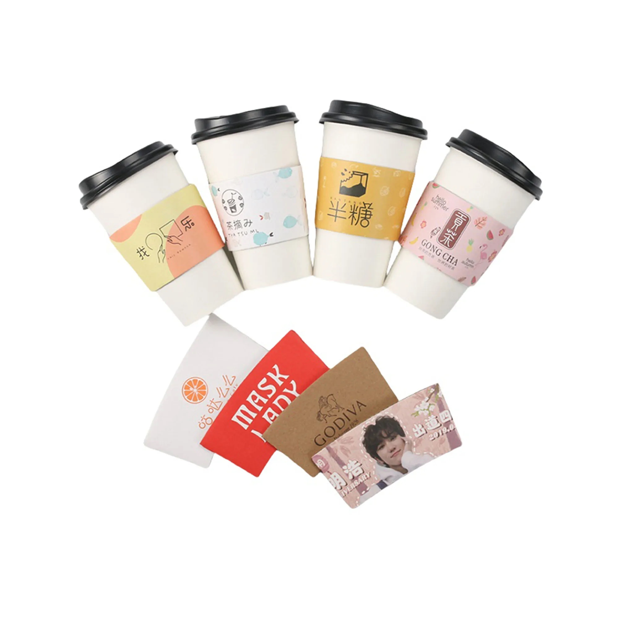 Kraft Paper Hot Cup Sleeve 8