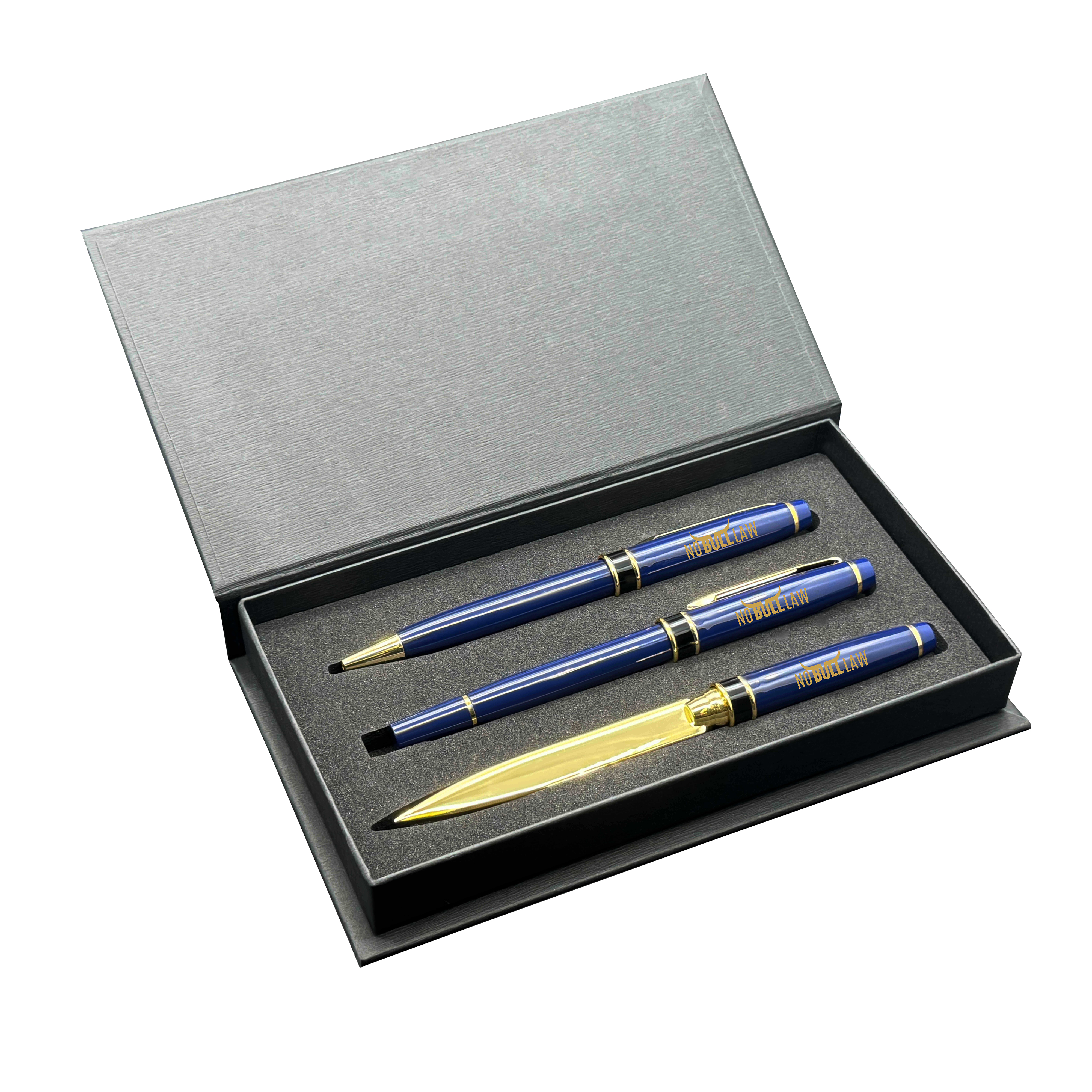 Premade Triple Pen Set with Windsor-II Pens and Letter Opener 4