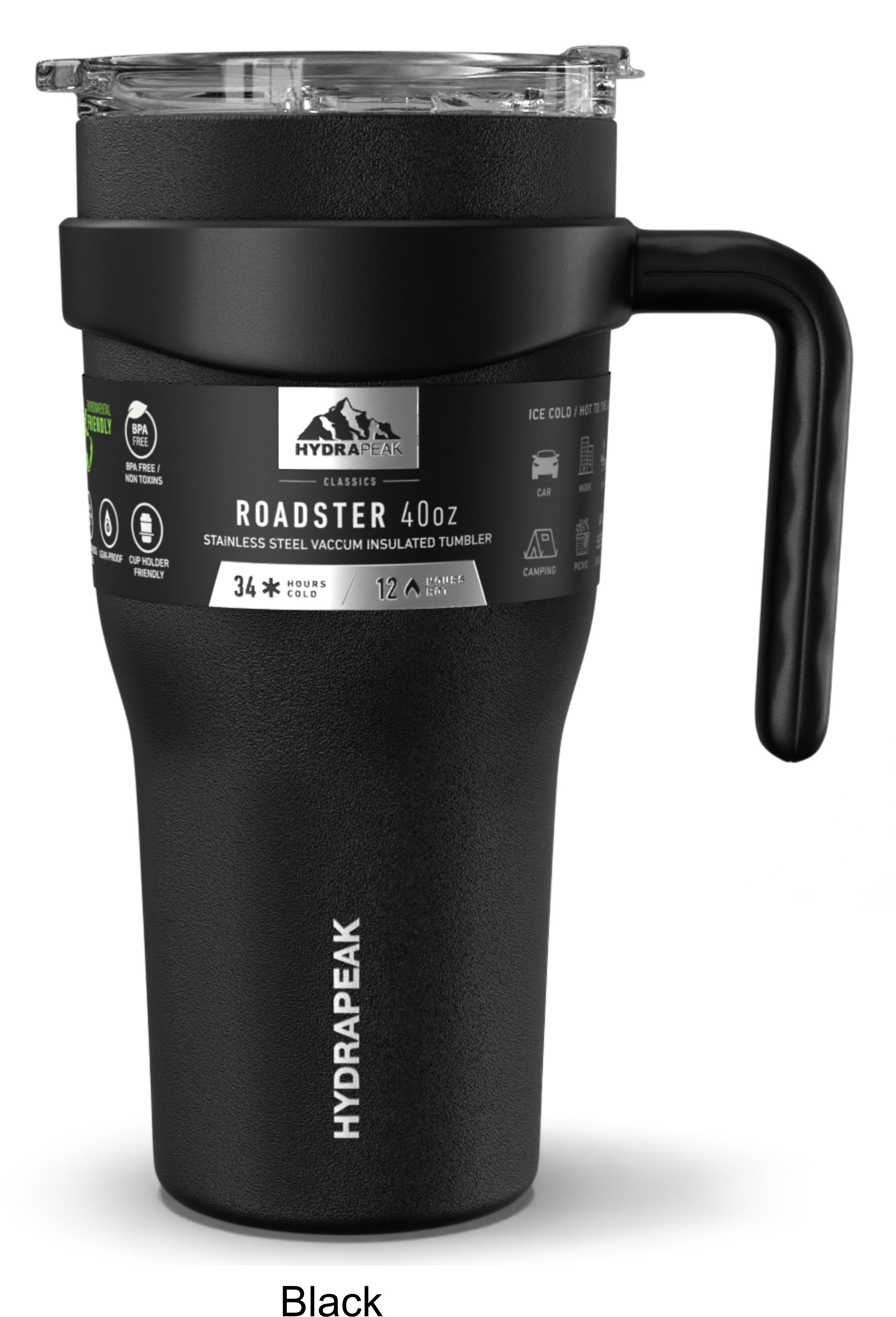 40 oz Hydrapeak Roadster Tumbler LIFETIME WARRANTY! 20